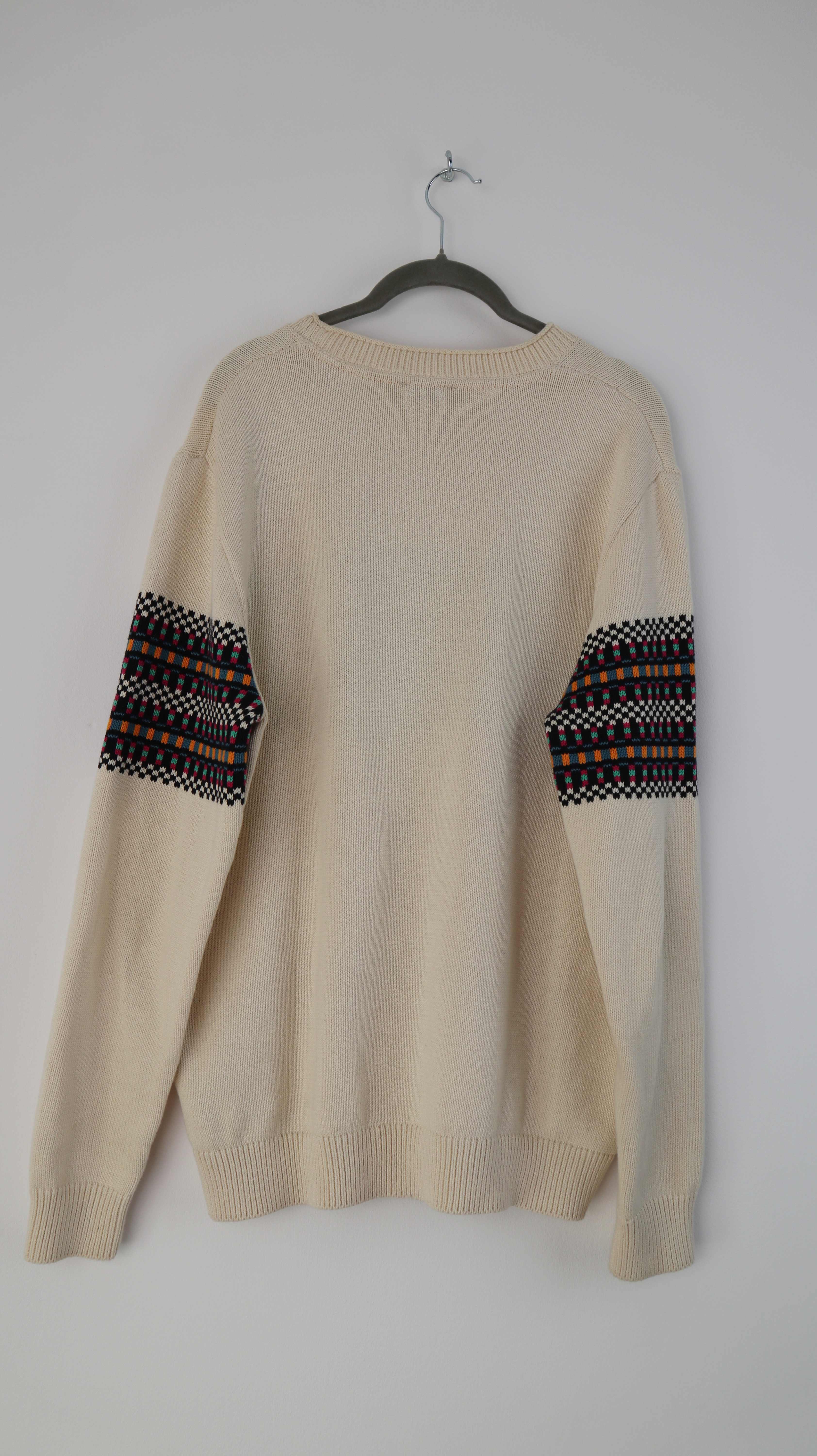Esprit Pullover 40 L Creme Beige true Vintage Baumwollpullover Retro