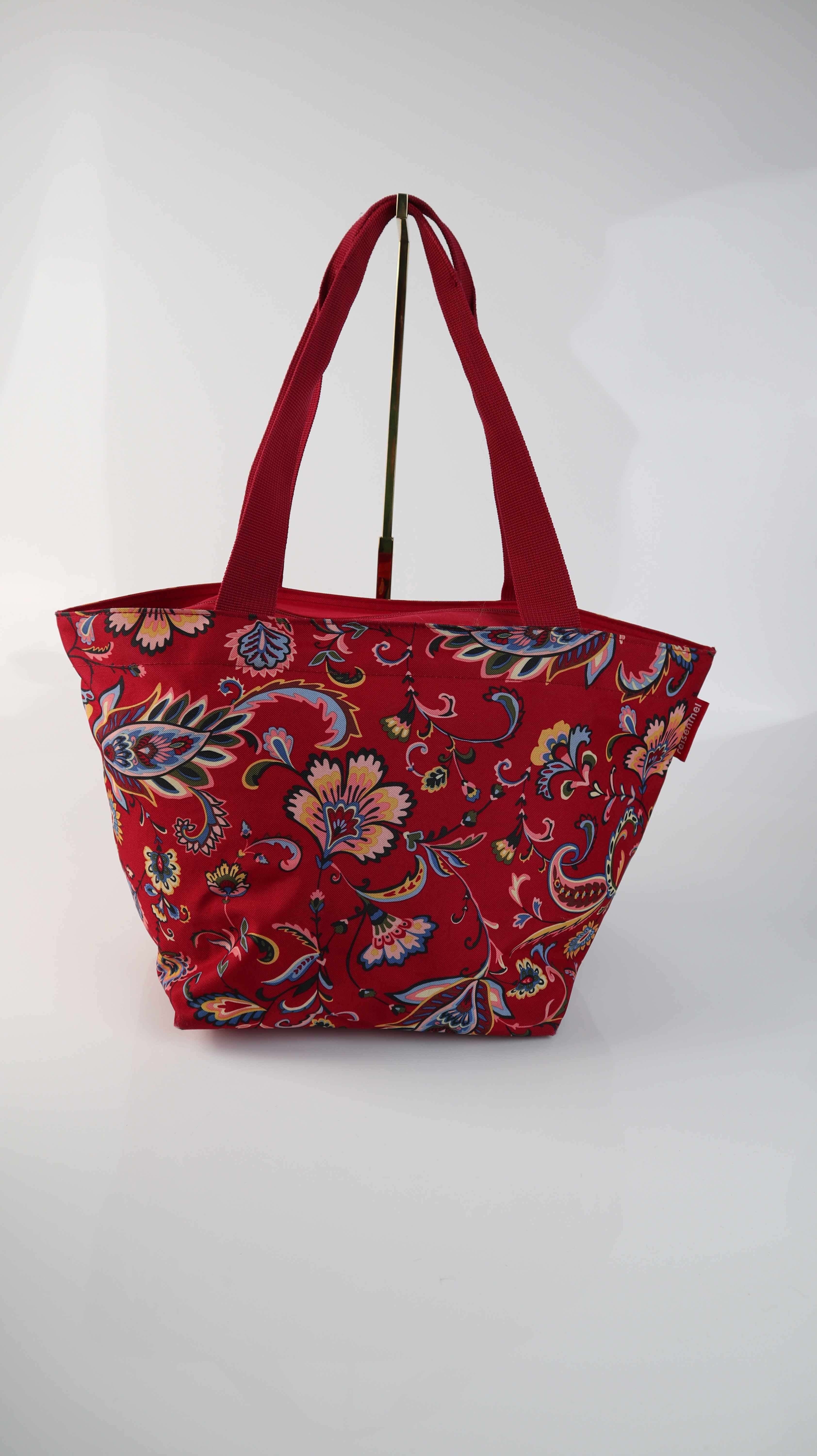 Reisenthel Tasche rot Shopper Einkaufstasche gemustert Schultertasche