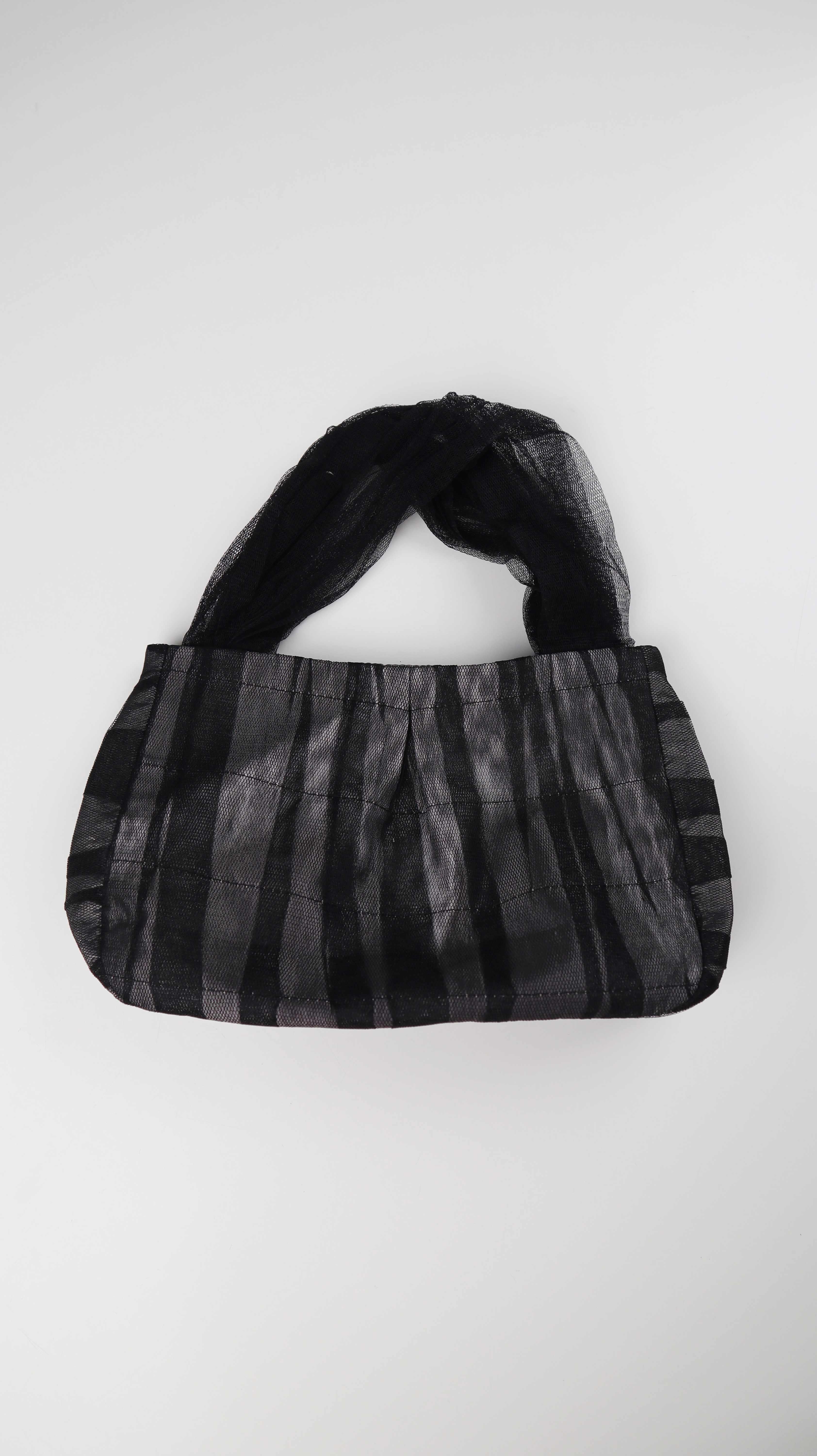 Gia Thinh couture Tasche Abendtasche schwarz Tüll Handtasche