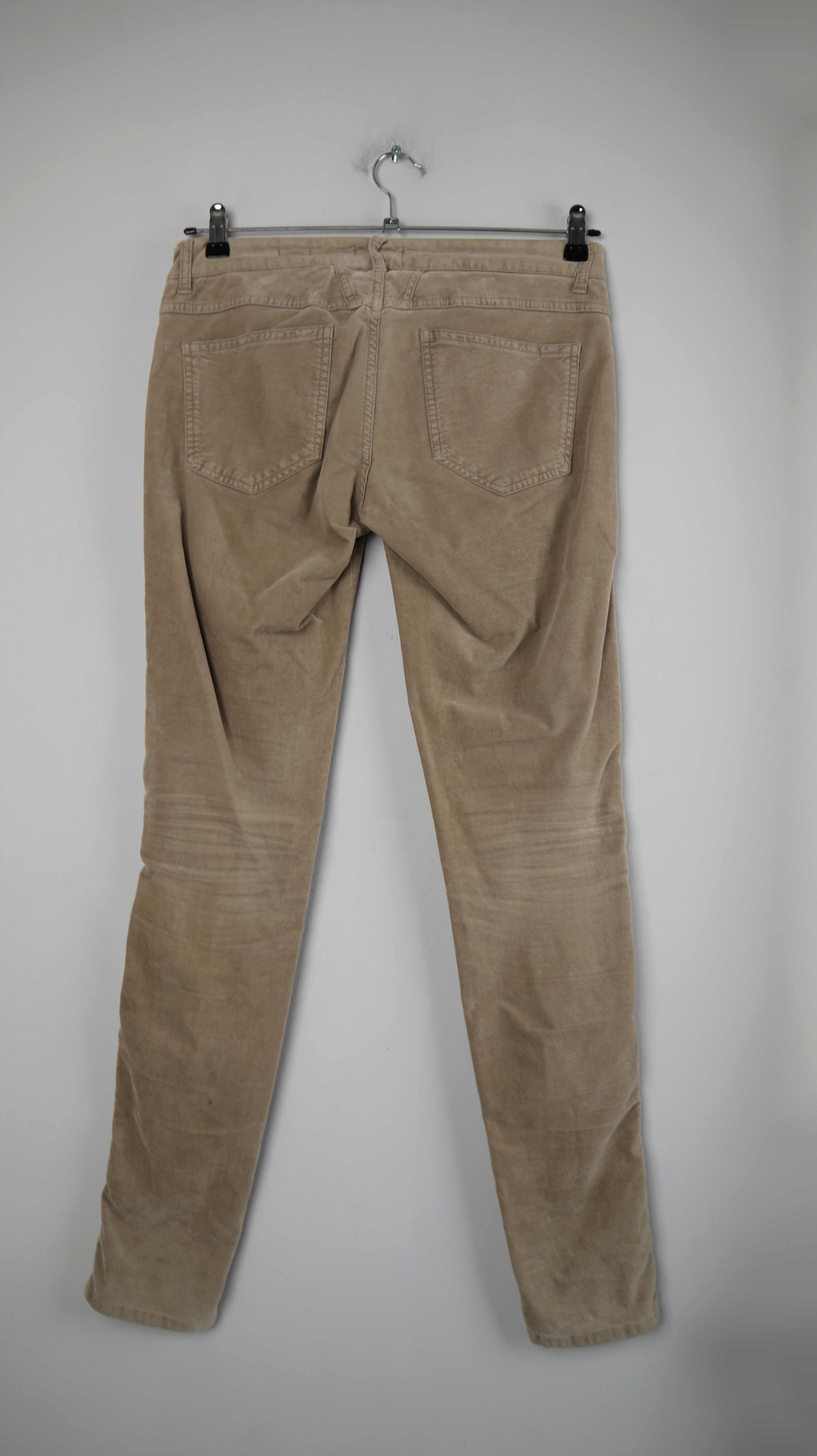 Closed Hose Samt Samthose Creme Beige 29 Pedal Star slim Röhrenhose