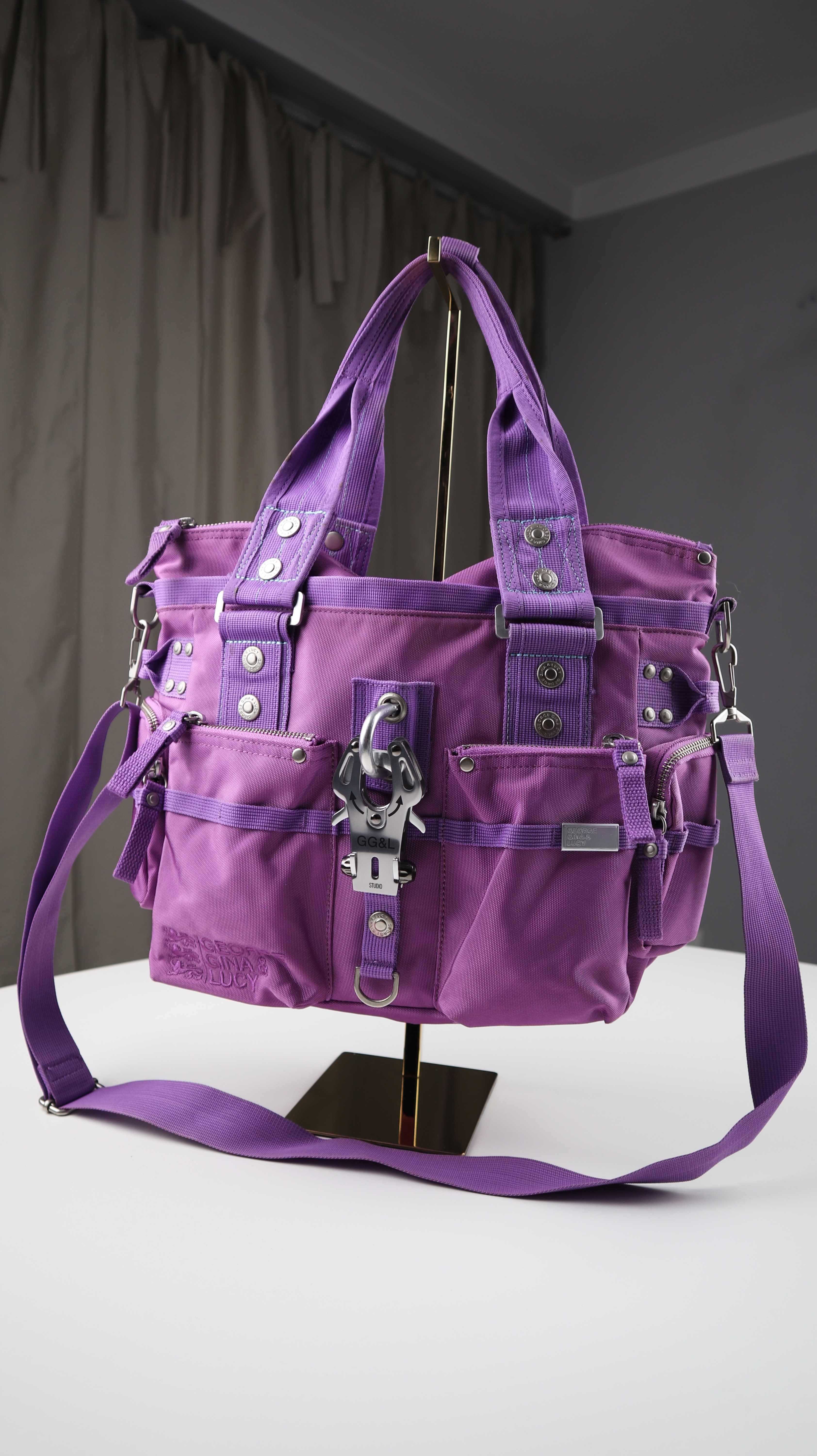 George Gina & Lucy Tasche lila 6ix Handtasche GGL Schultertasche Shopper