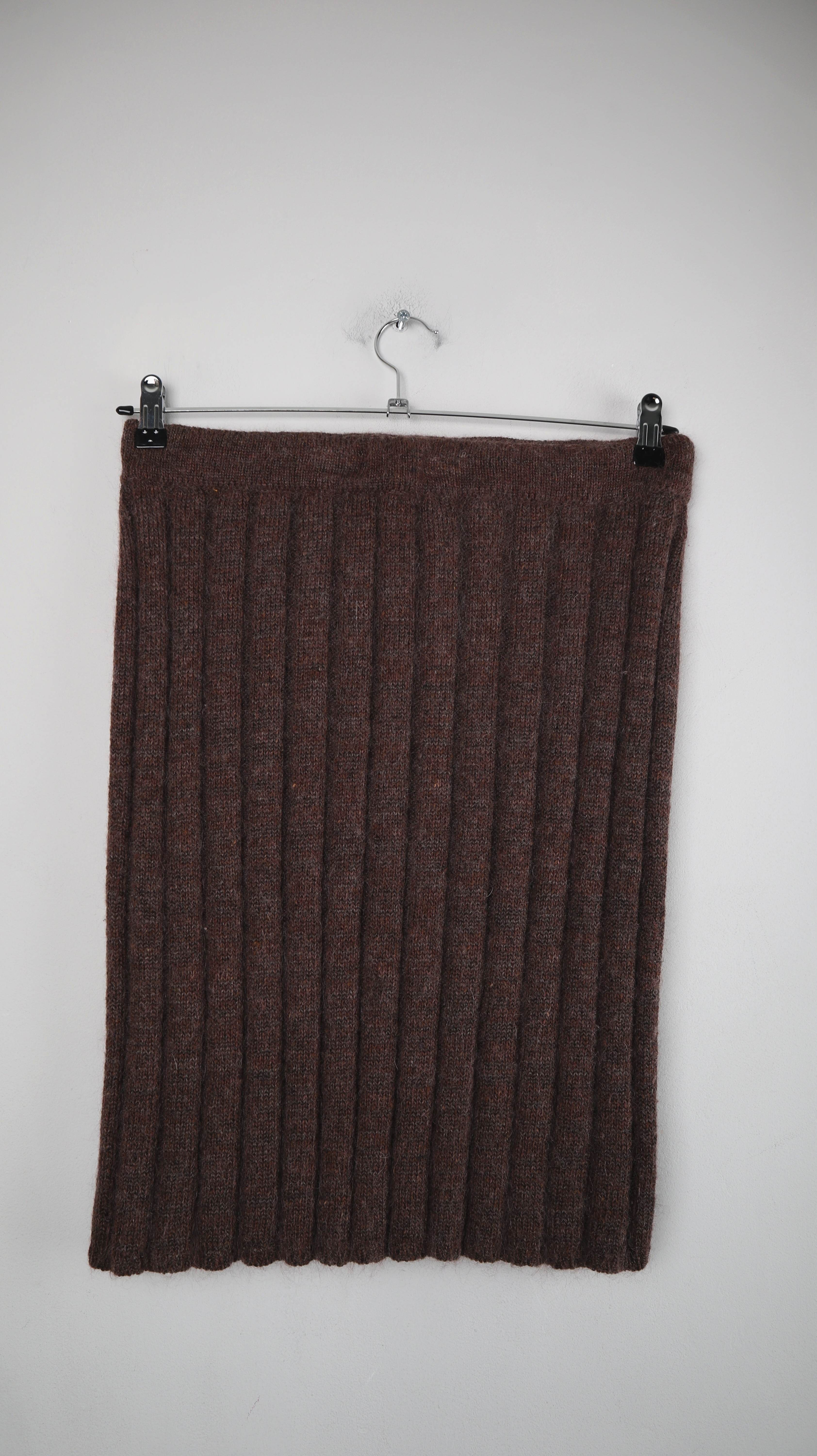 Bogner Rock Braun Wollrock 38 M Stiftrock true Vintage