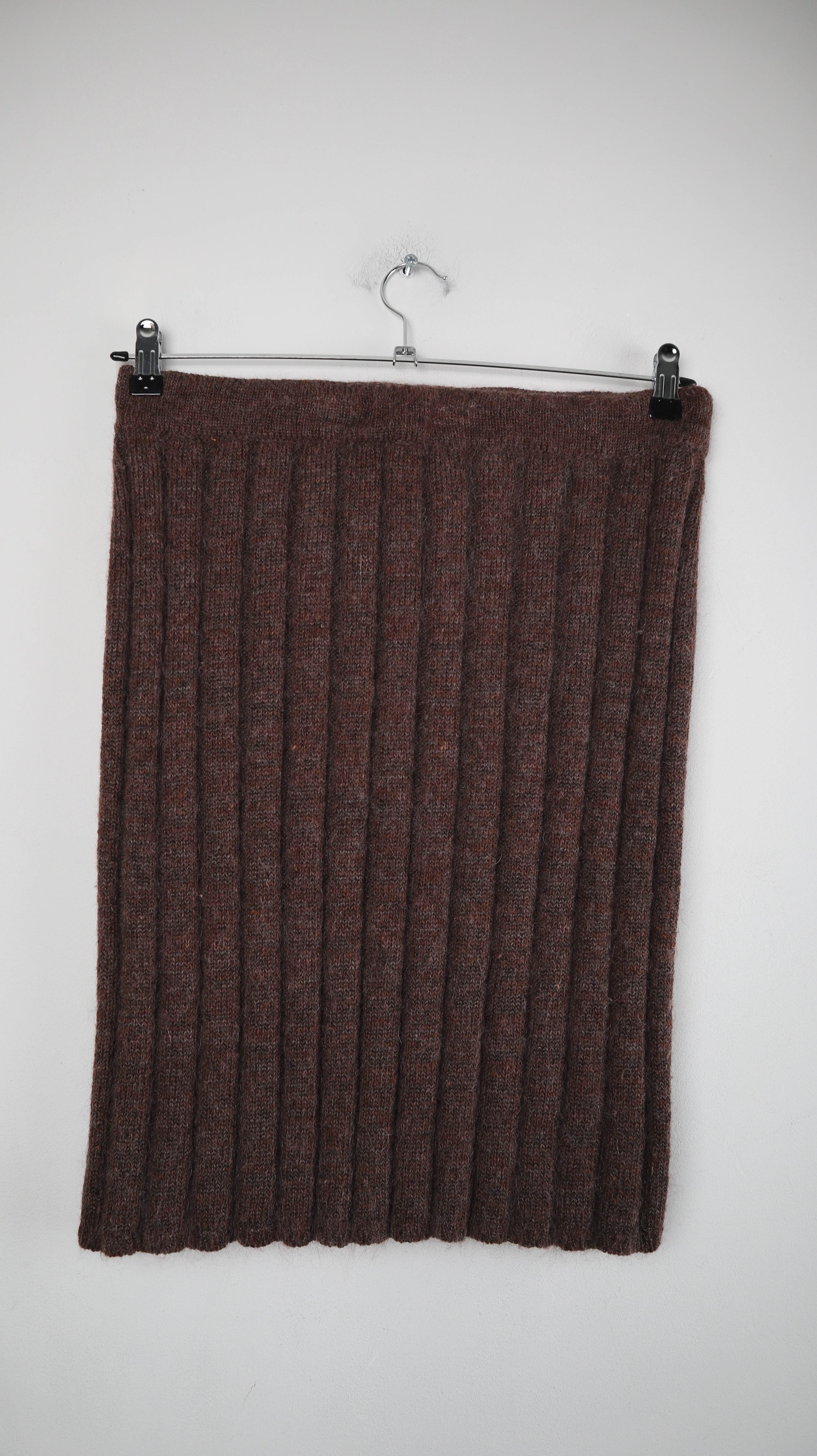 Bogner Rock Braun Wollrock 38 M Stiftrock true Vintage