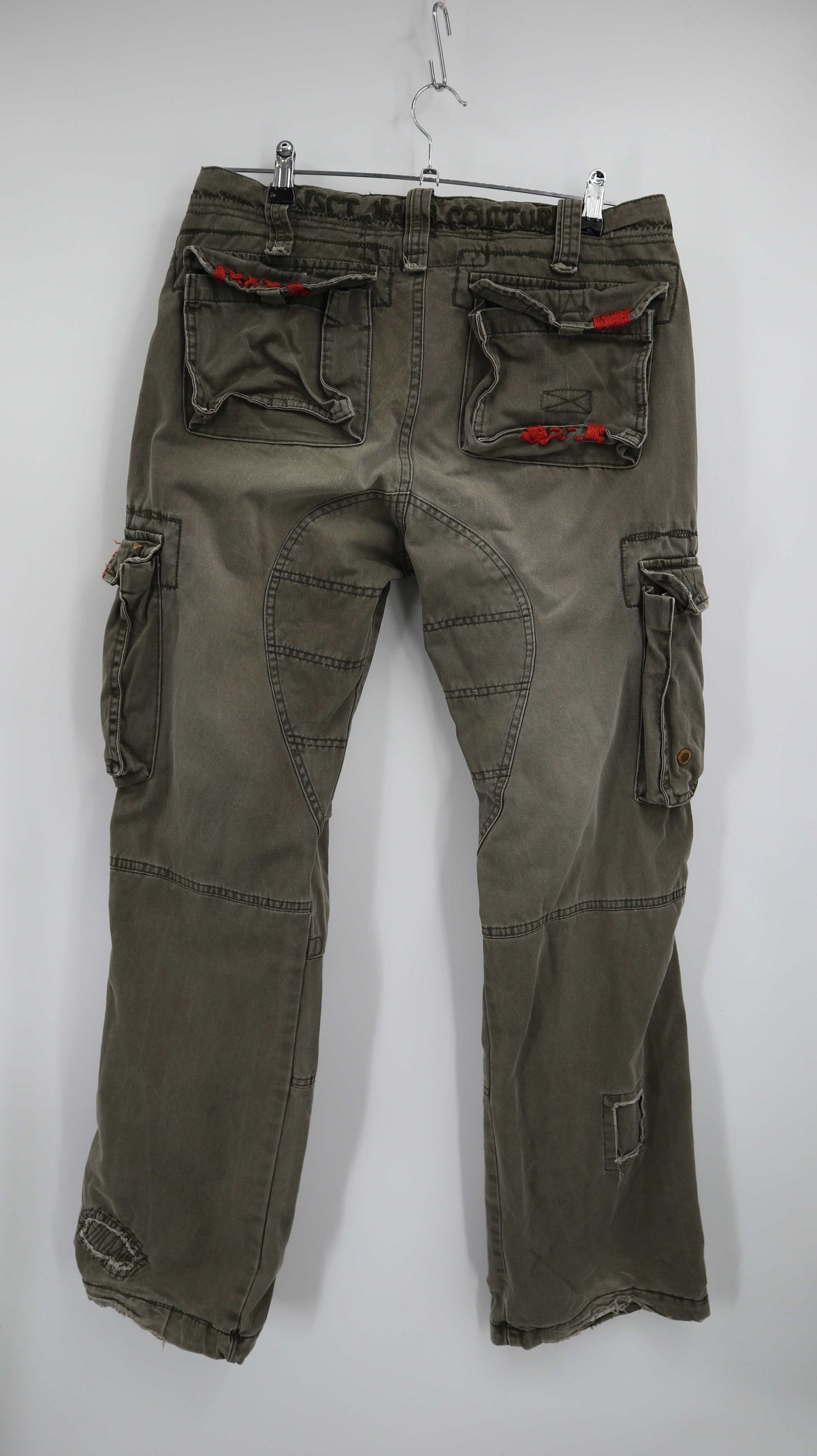 vsct Jeans Hose Cargohose Grün Olivegrün Trackpants 90s 40 L
