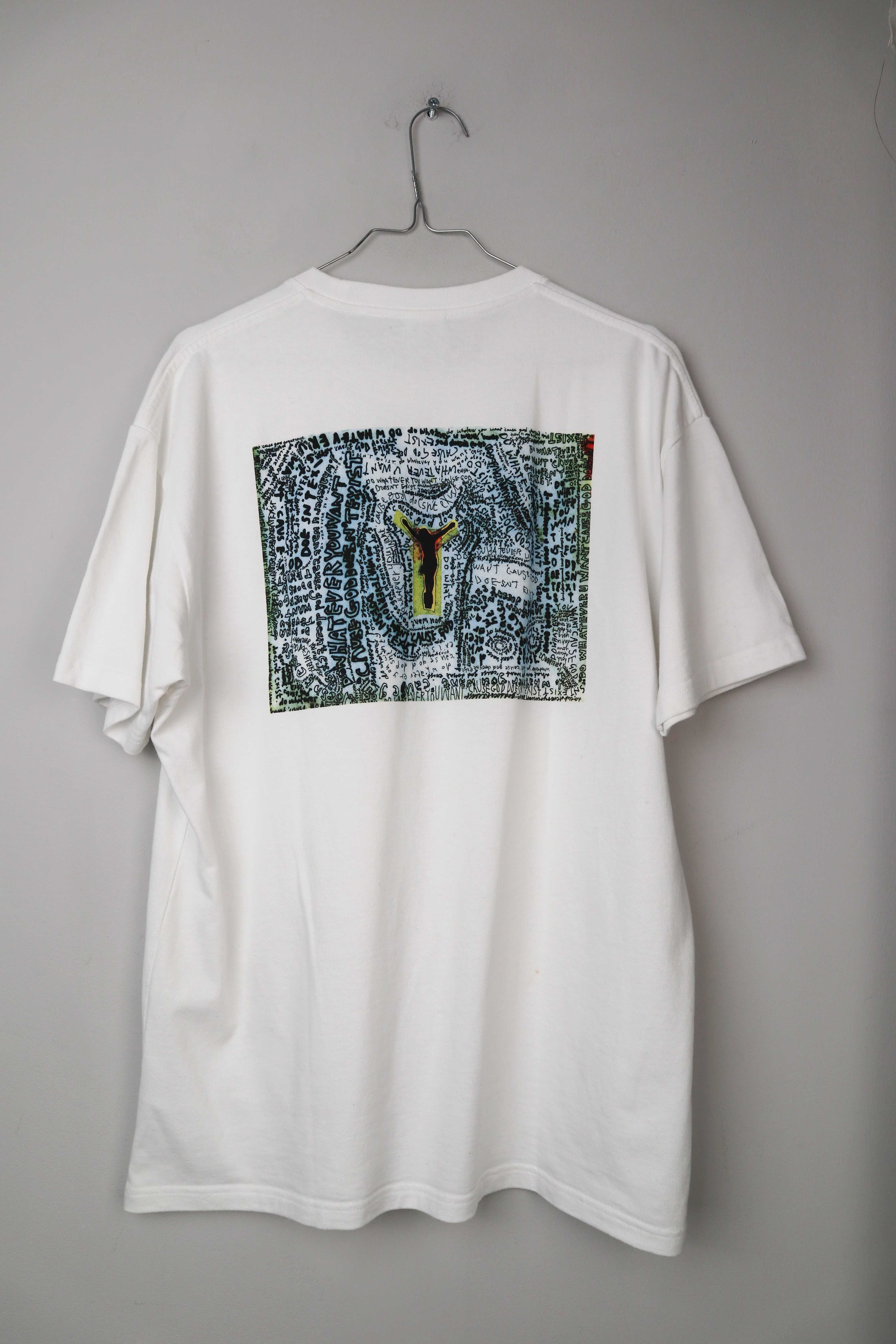 Sirus Shirt Weiß T-Shirt bedruckt L backprint Oberteil Jesus