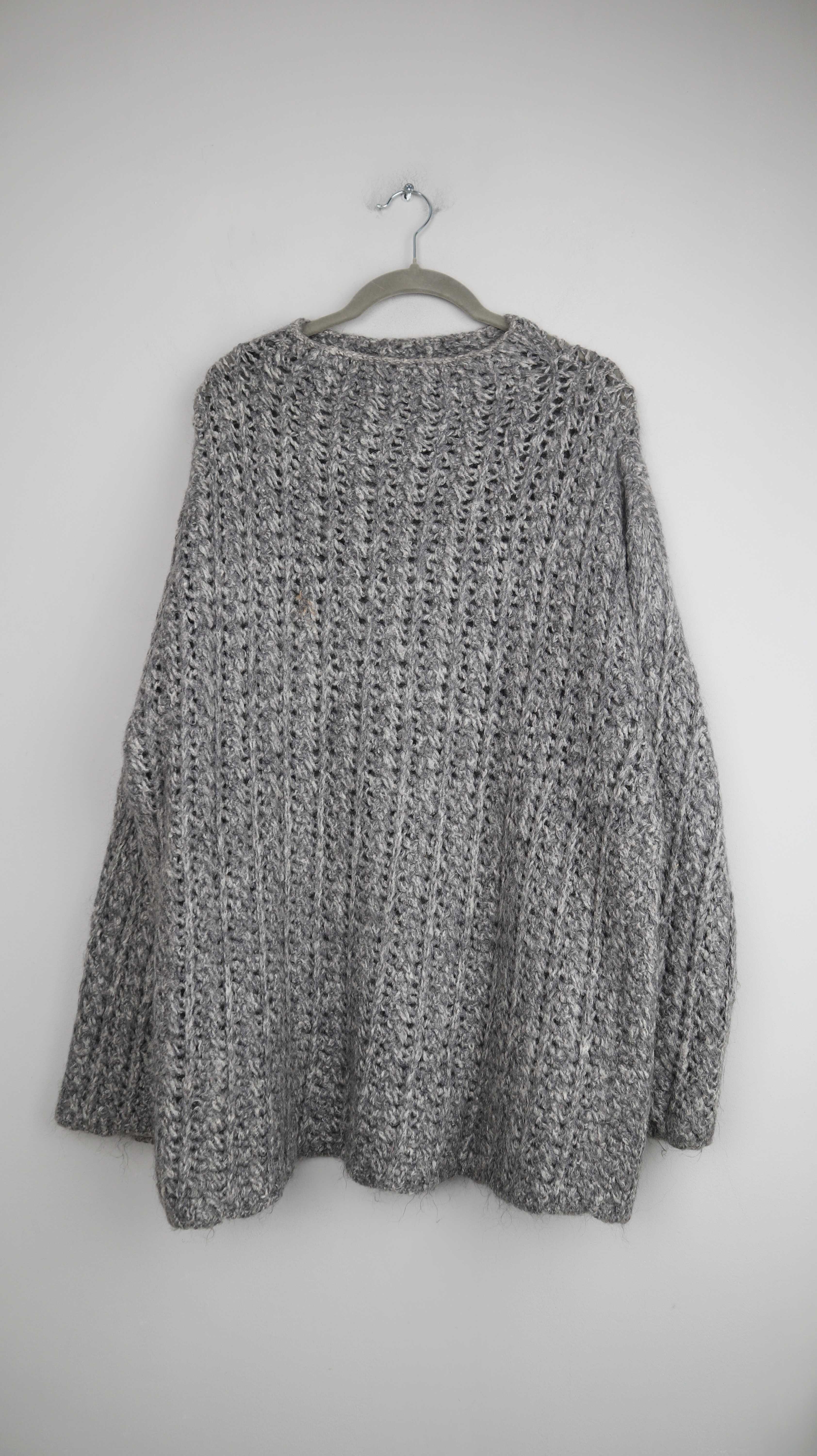 Prego Hamburg Pullover Strickpullover Grau gestrickt 38 M basic