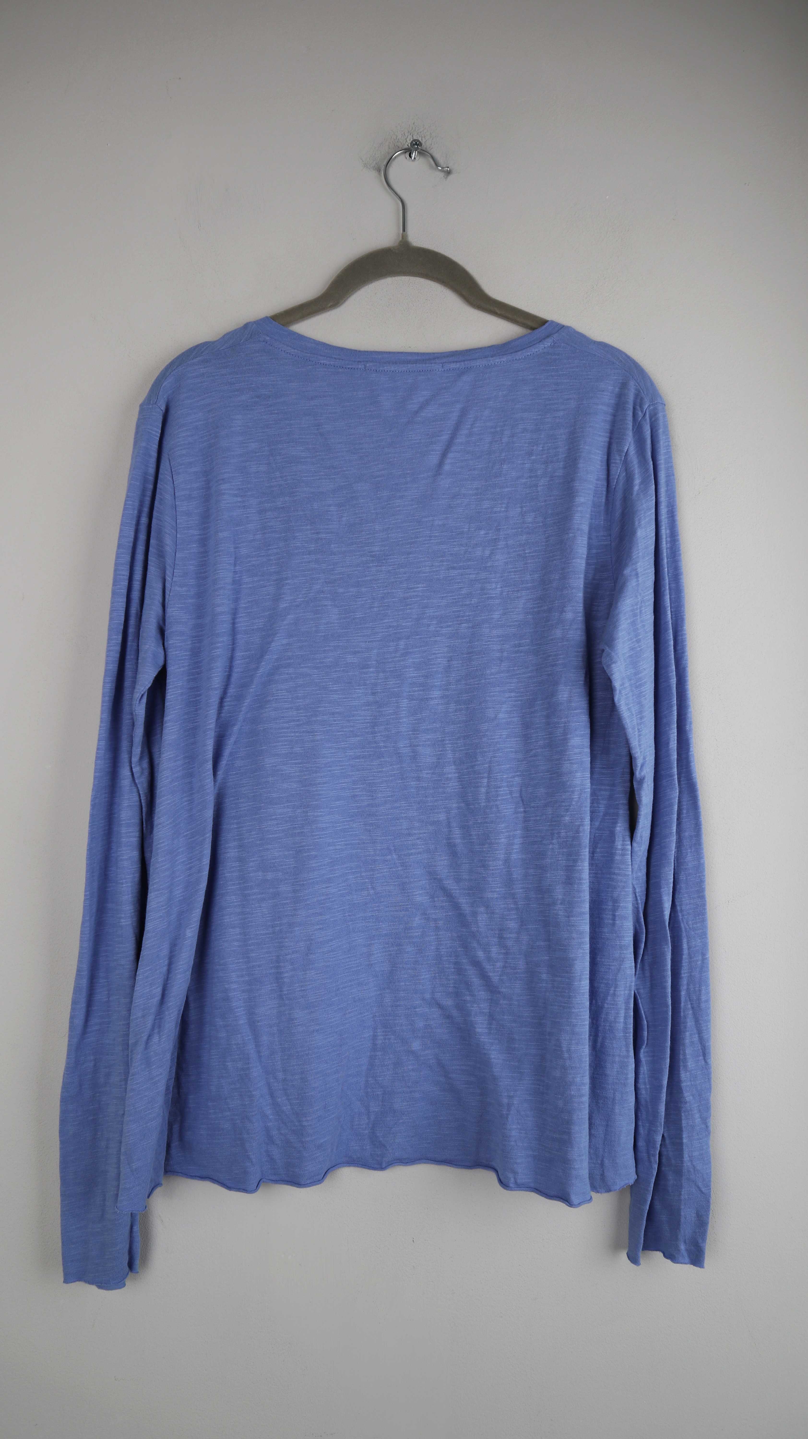 American Vintage Longsleeve Blau Shirt Oberteil basic langarm 38 M