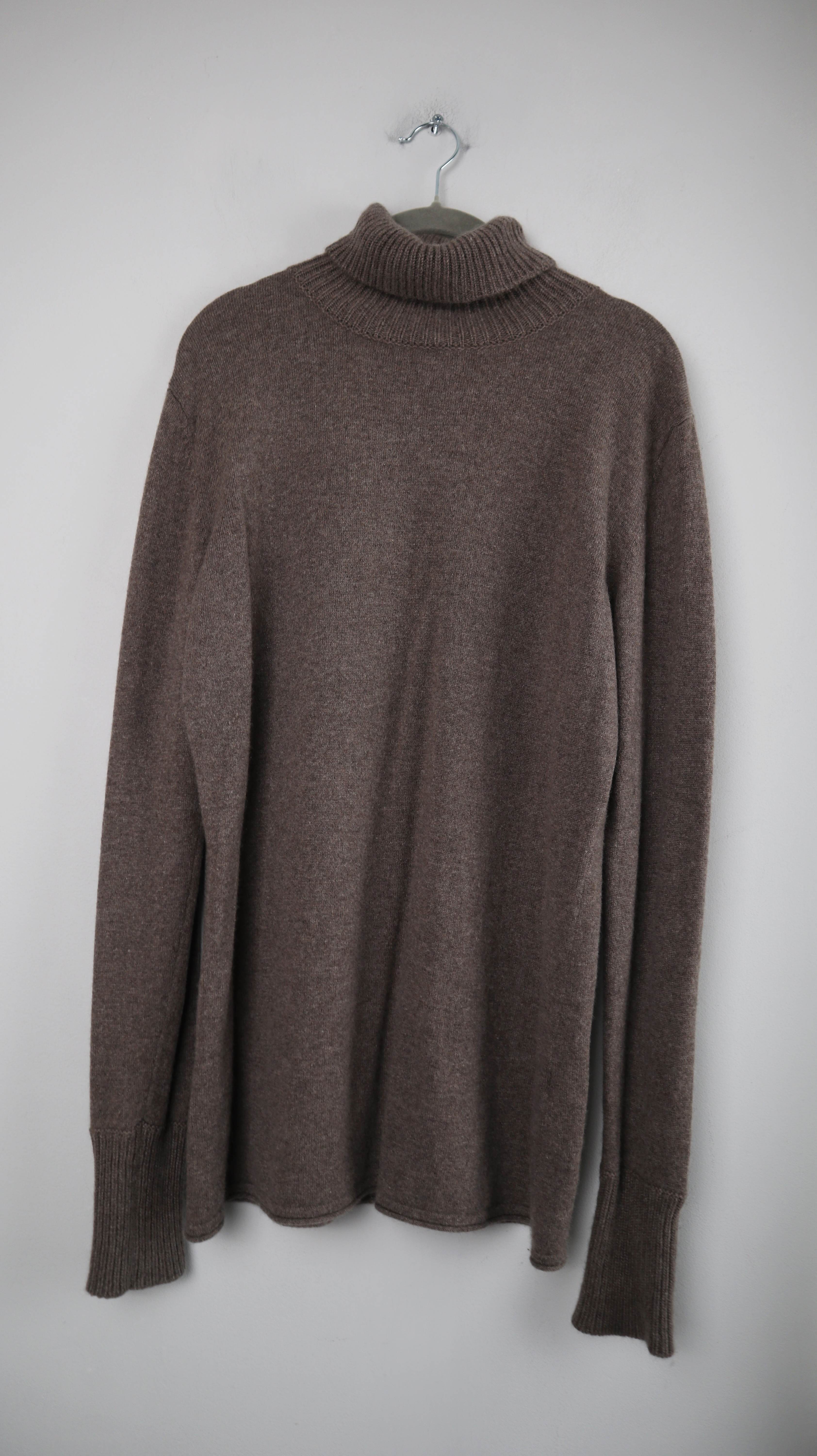 Hemisphere pure Cashmere Pullover Braun 46 Rollkragenpullover Rolli