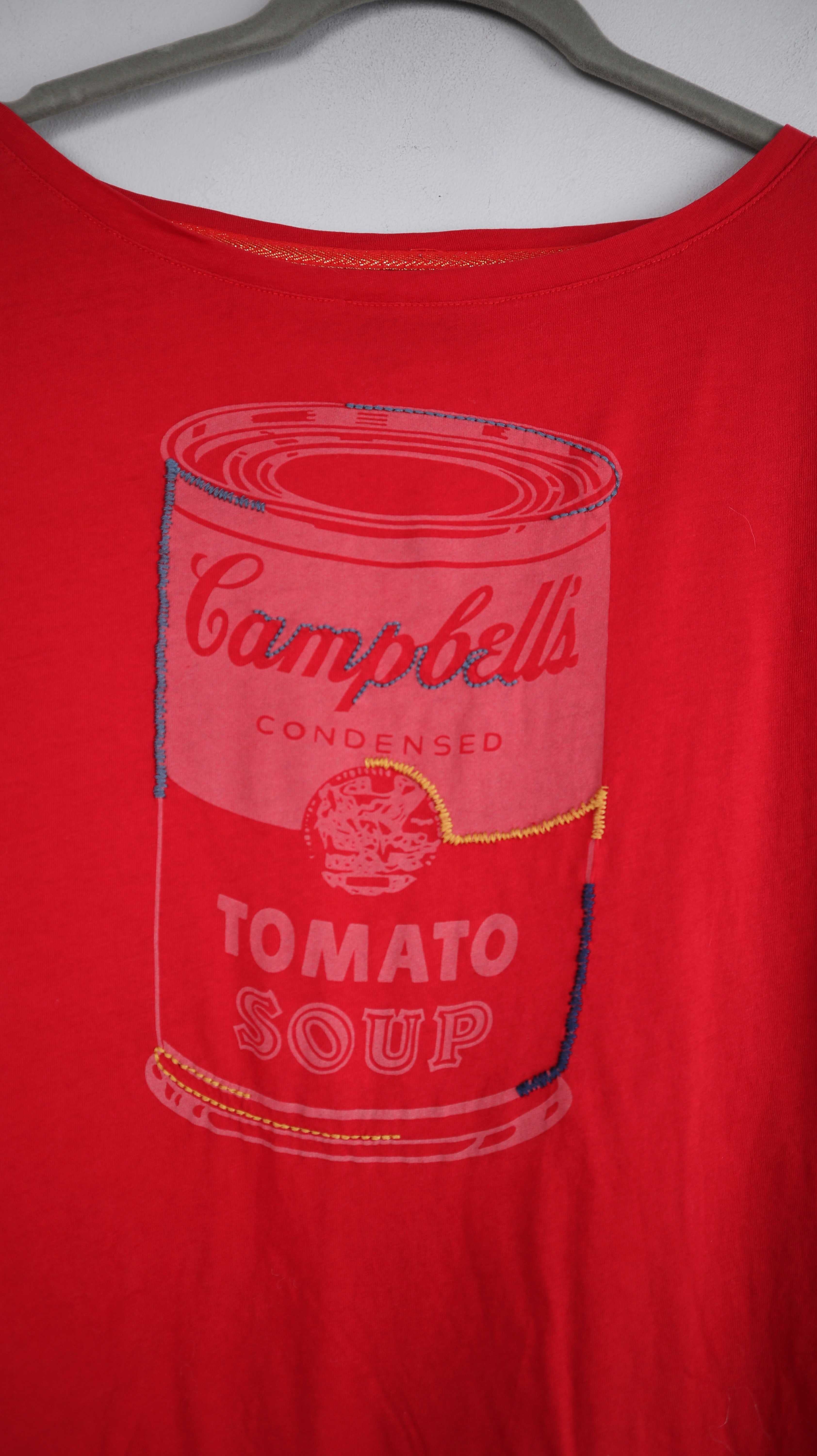 Andy Warhol x Pepe Jeans Shirt Campbelli rot Longsleeve 36 S