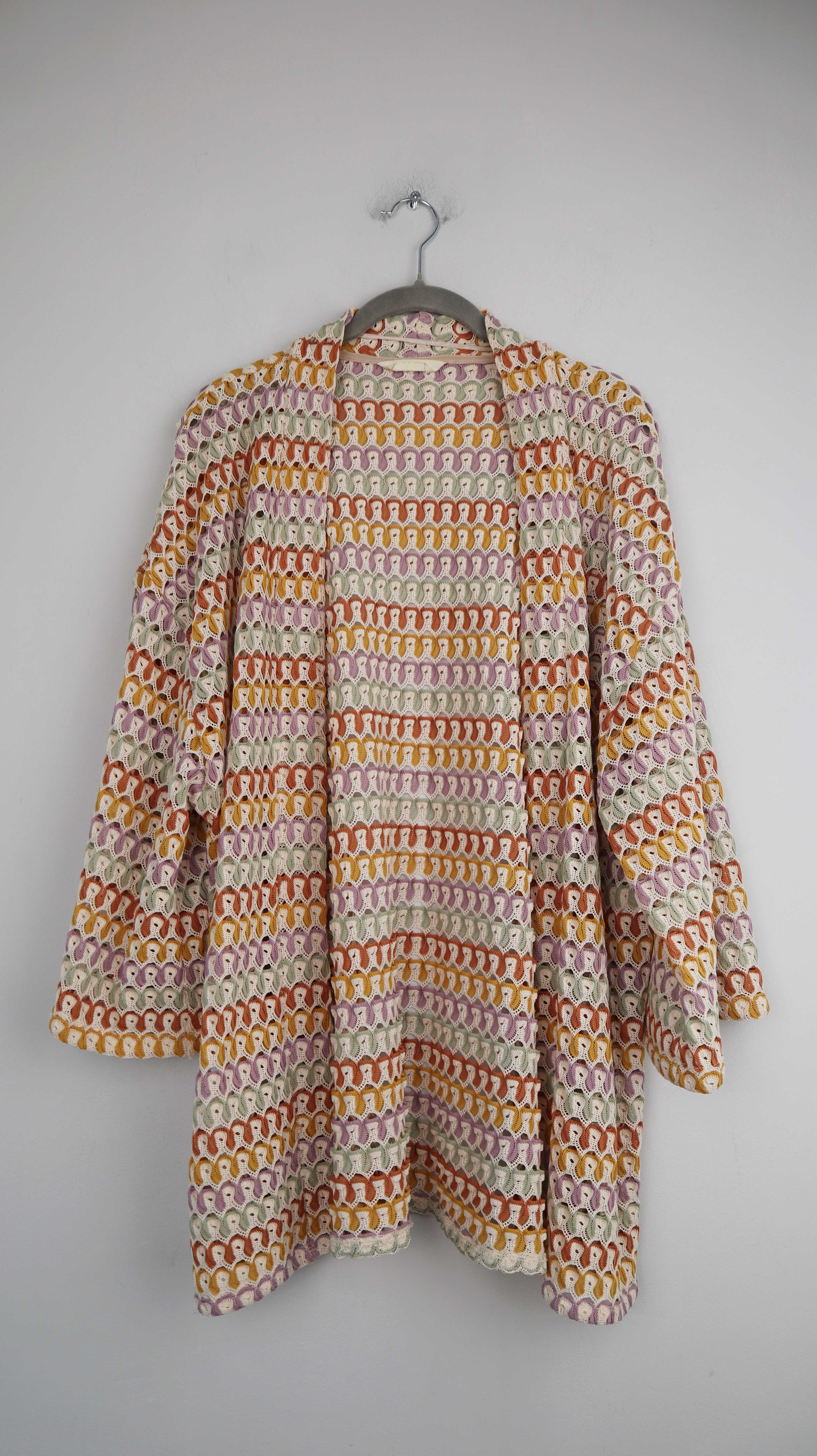 eseOese Cardigan Kimono bunt gehäkelt 38 M Jacke