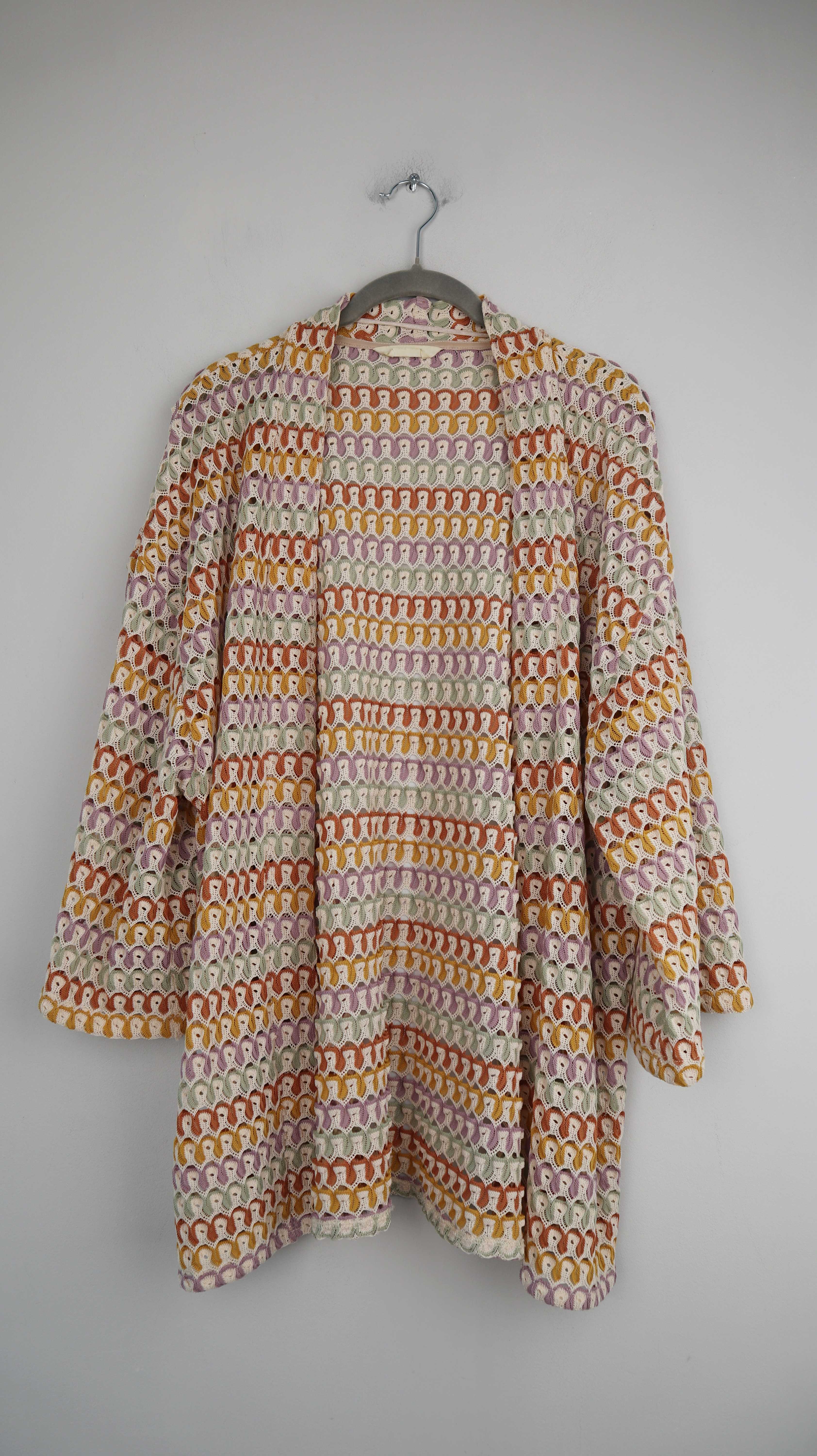 eseOese Cardigan Kimono bunt gehäkelt 38 M Jacke