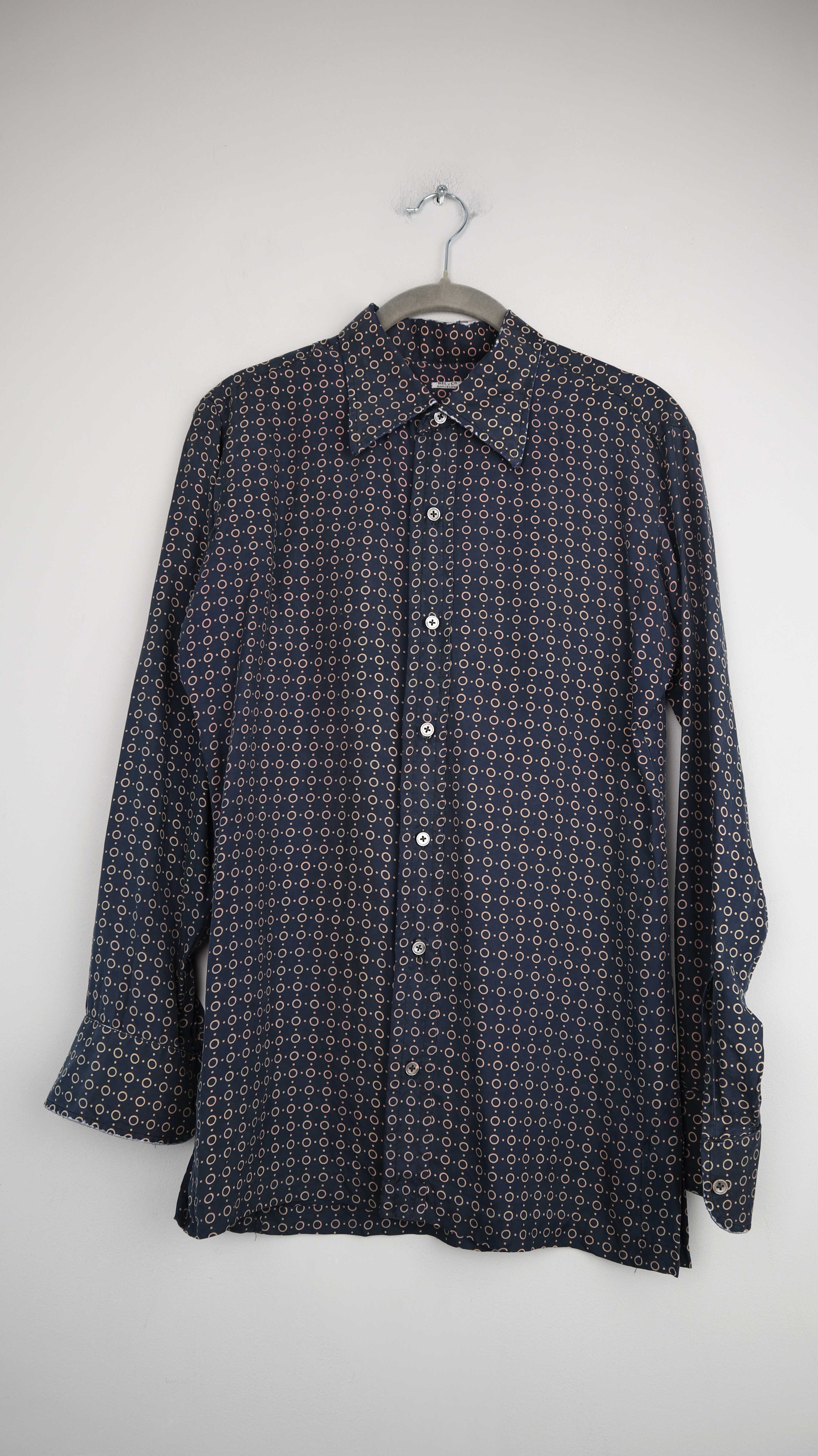 True Vintage Bluse Hemd Shirt Blau 36 S langärmlig