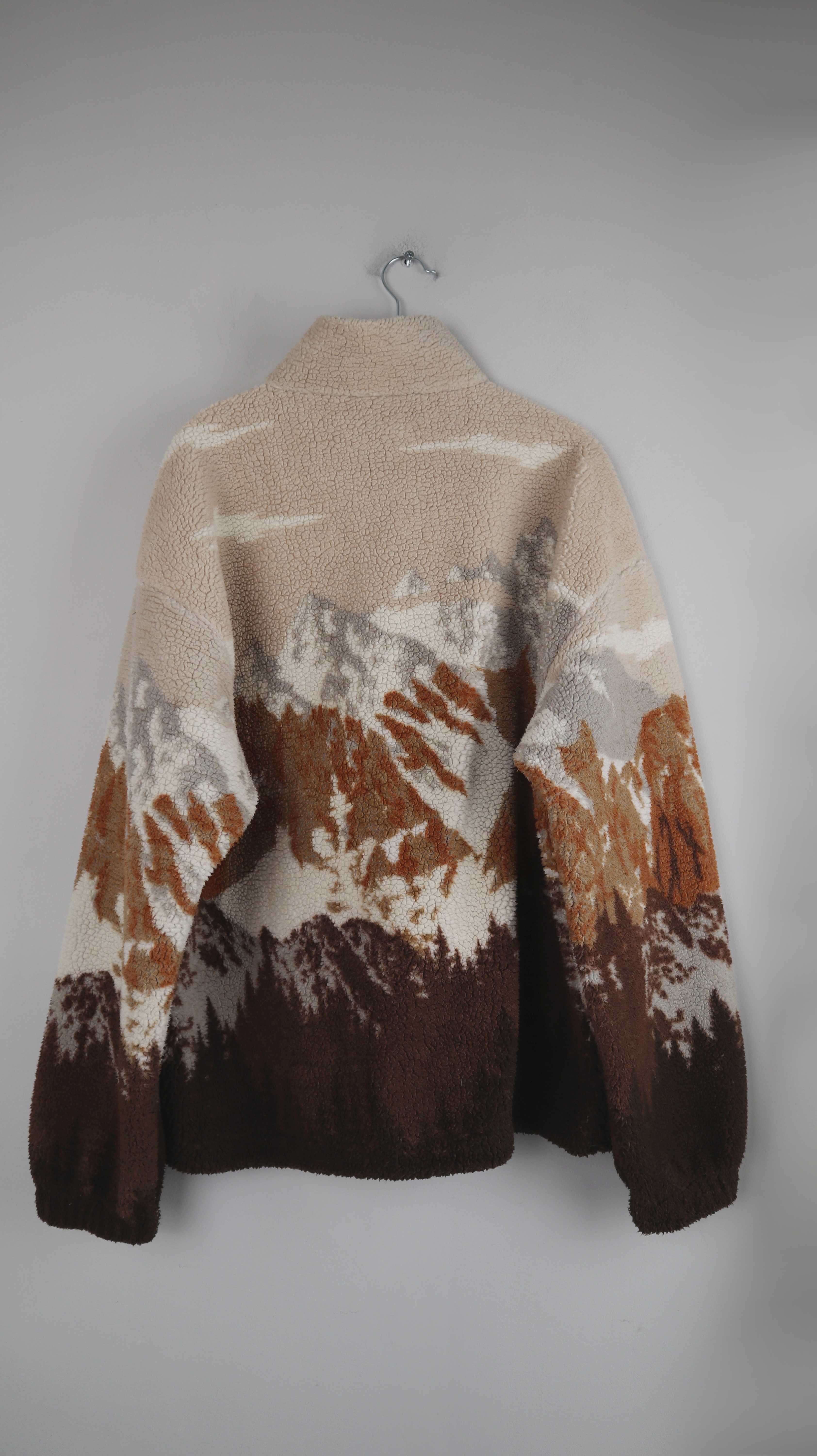 Urban Outfitters Fleecepullover beige Sweater Hoodie Zipper 36 S