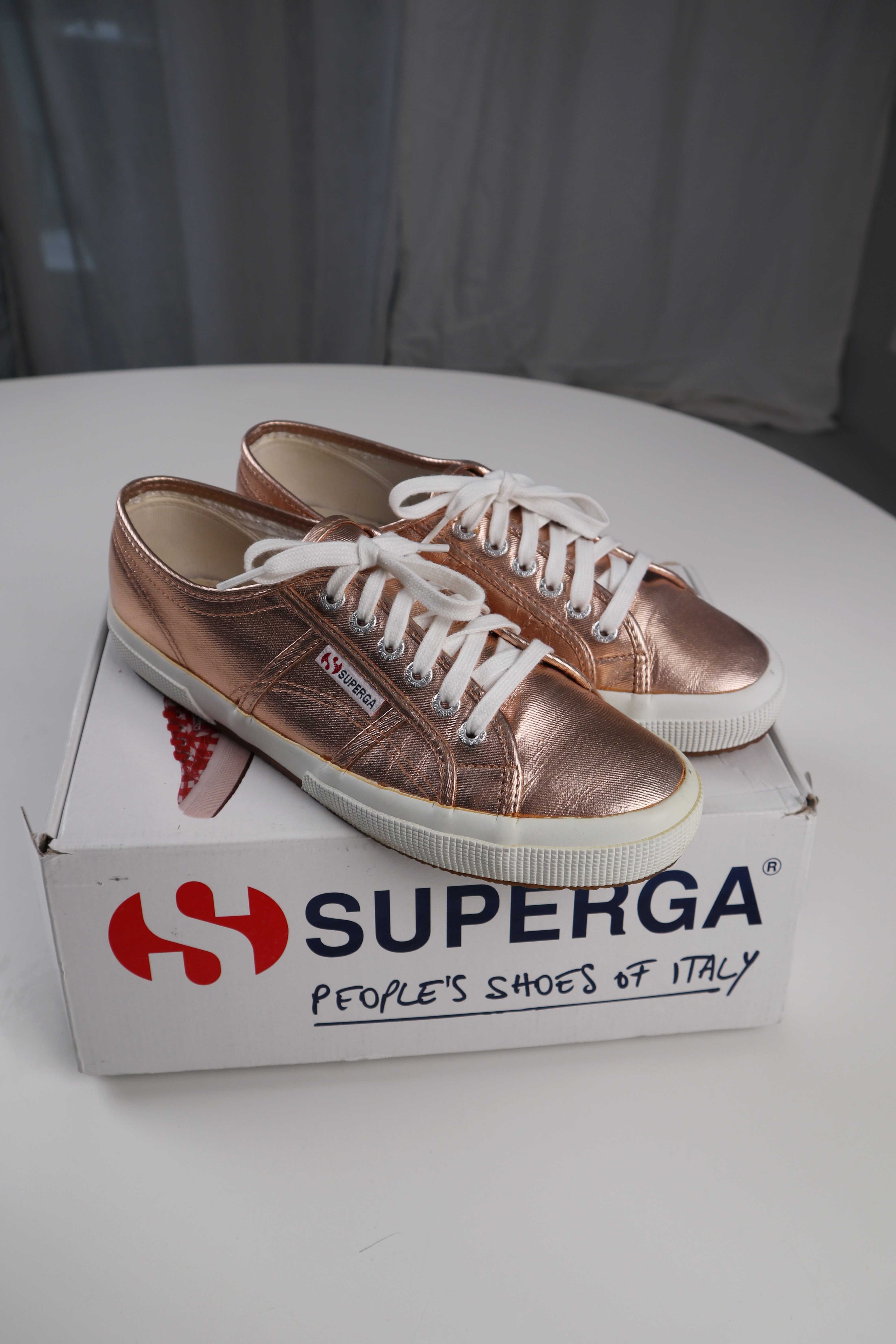 Superga Sneaker Bronze 42 Gold Metallic Kupfer Rosegold