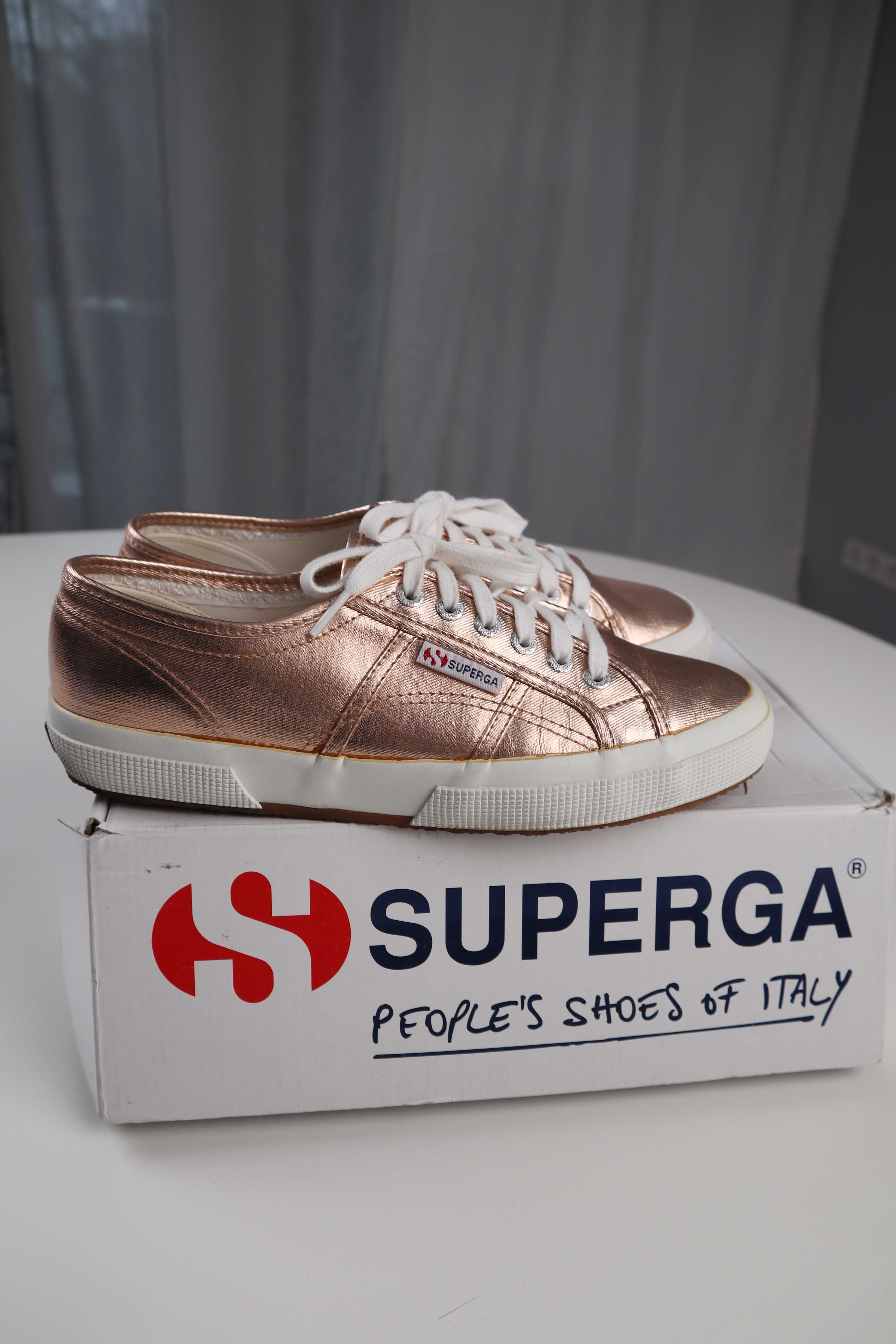 Superga Sneaker Bronze 42 Gold Metallic Kupfer Rosegold