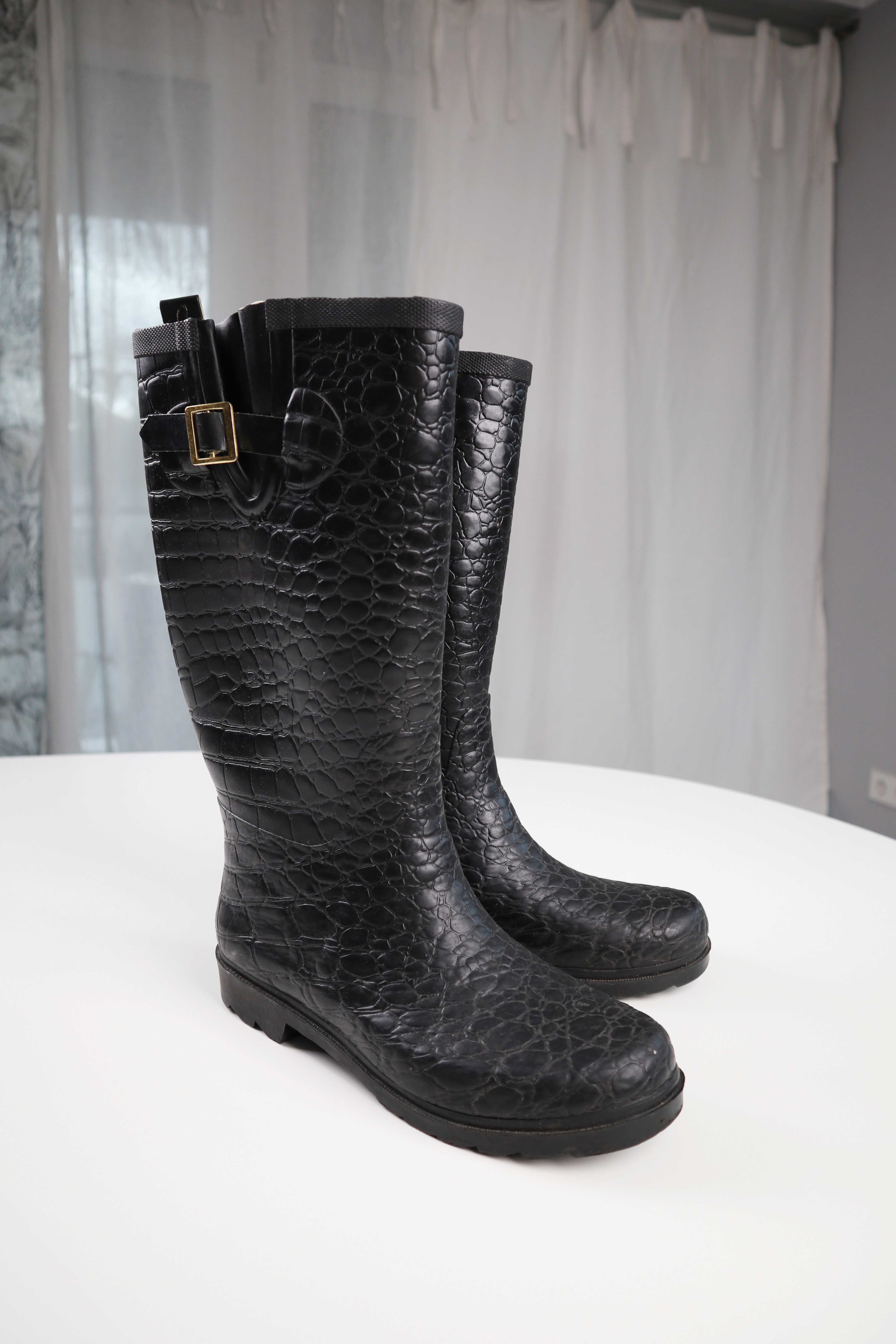 Stiefeletten Regenstiefel 38 Gummistiefel Schwarz 38 Basic Stiefel