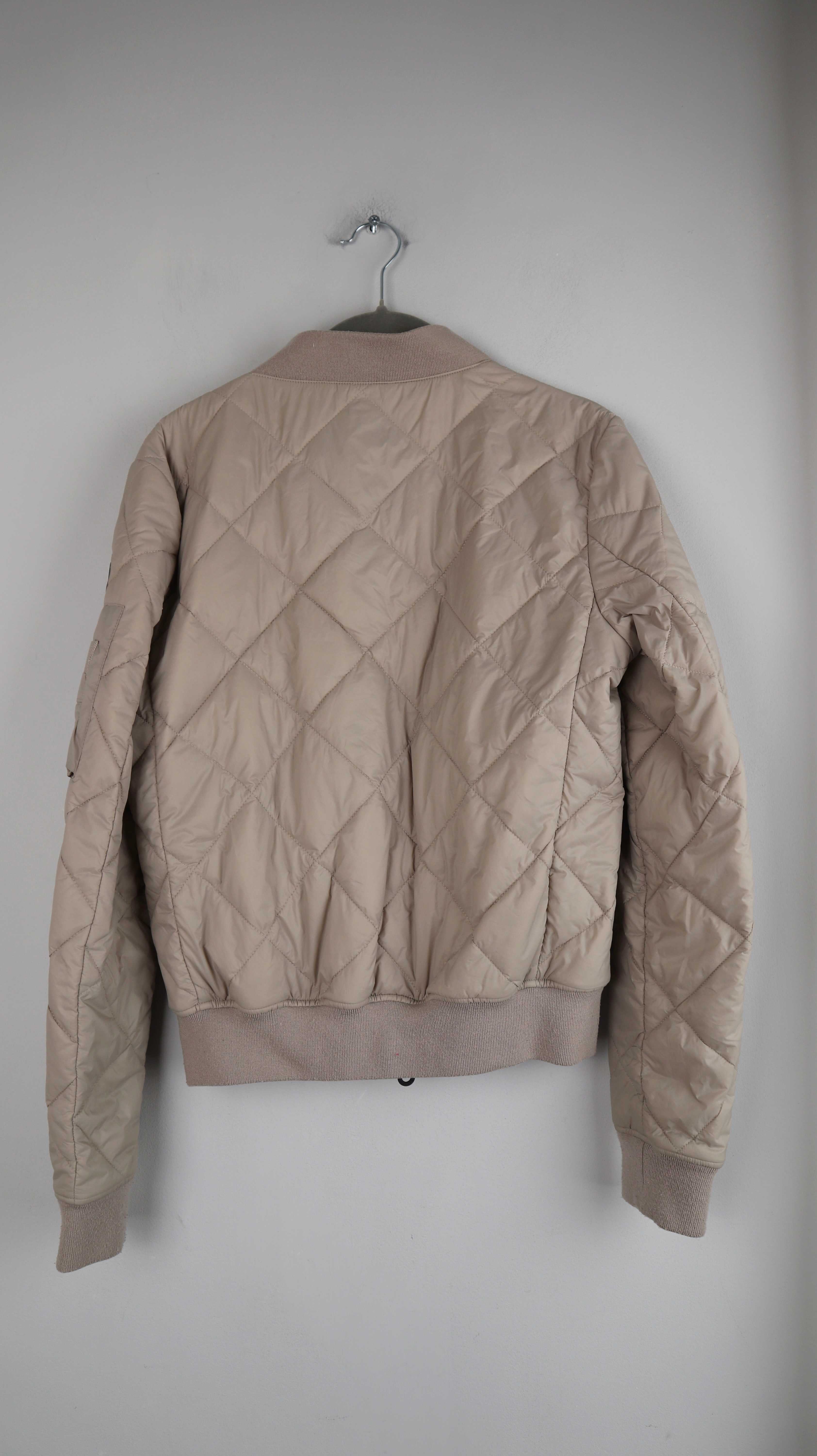My Lucky Nine Jacke Bomber Bomberjacke Beige 36 S Steppjacke Creme