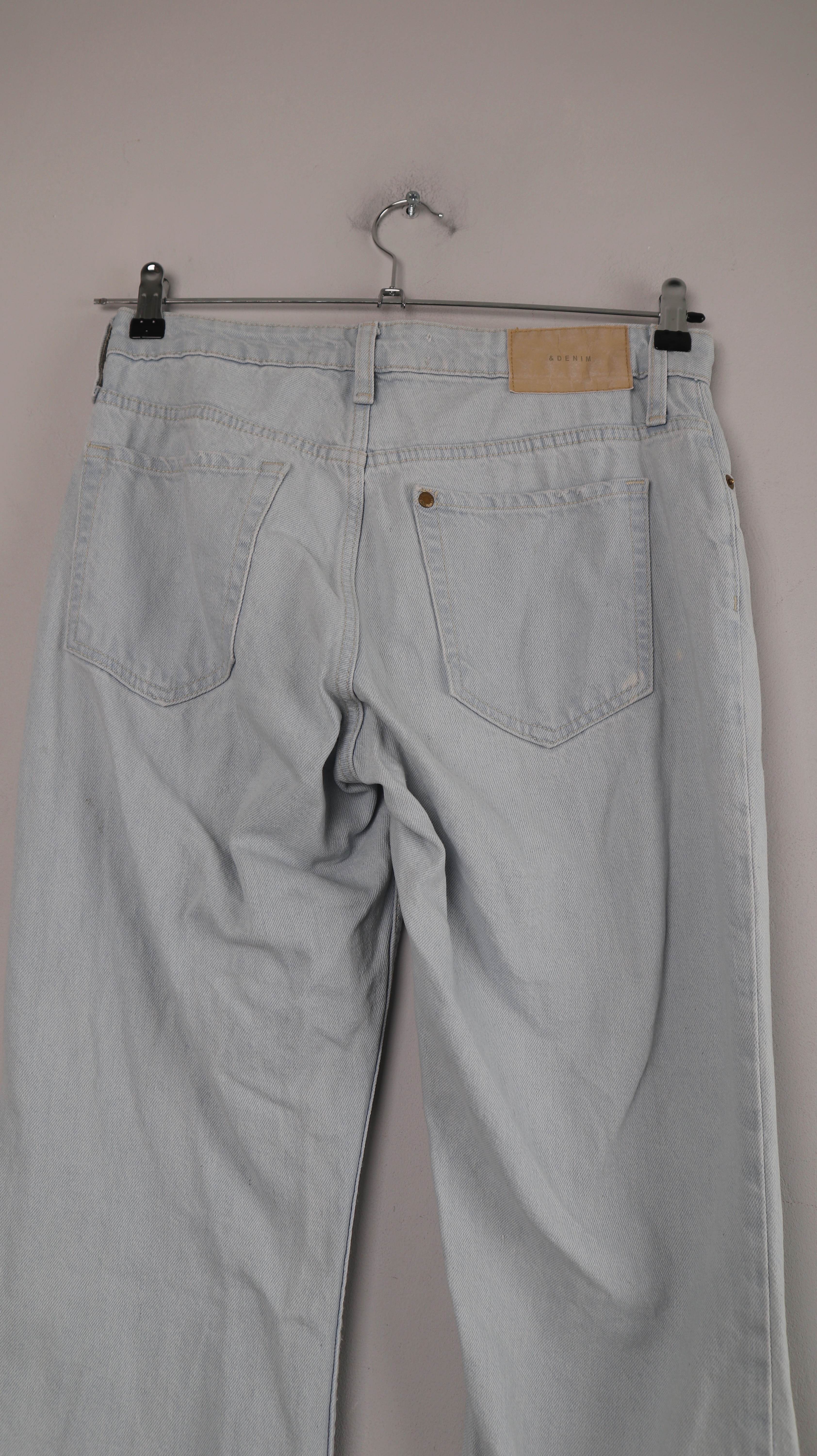 H&M Jeans Hose 90s flared blau hellblau 38 M straight fit