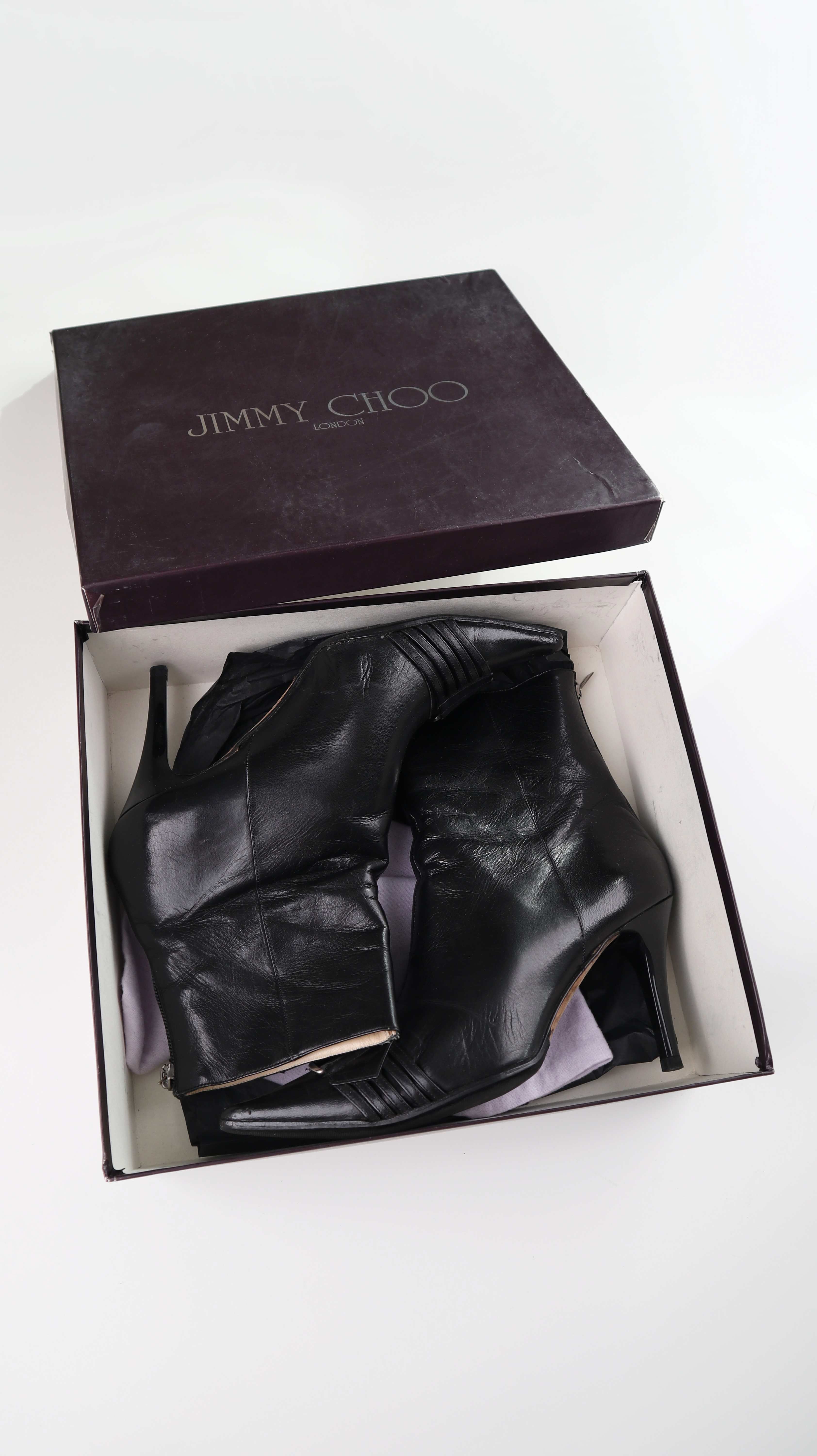 Jimmy Choo Stiefel Stiefeletten 39,5 Pumps Absatzschuhe
