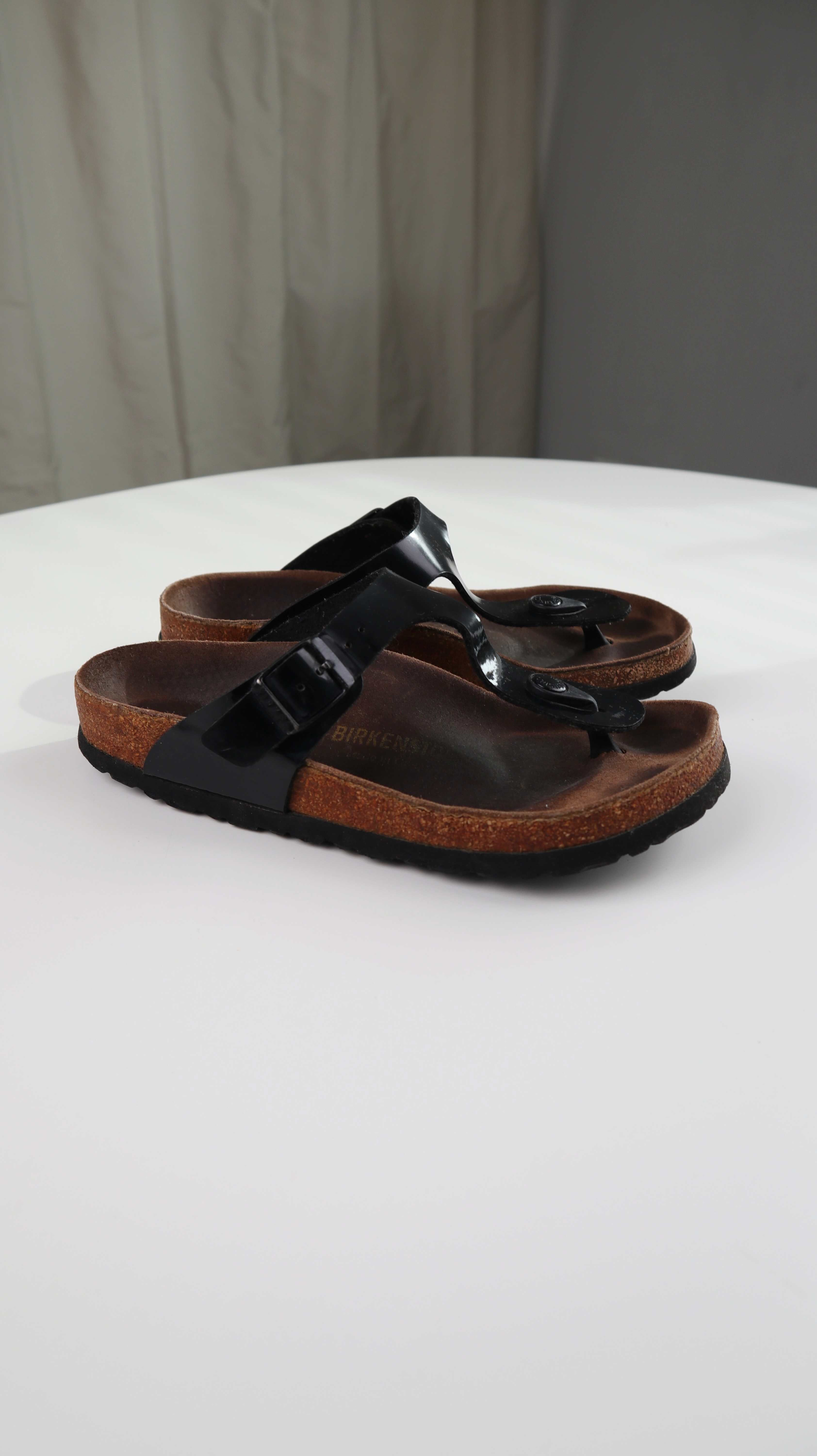 Birkenstock Gizeh Sandalen Slipper Zehentreter schwarz 36