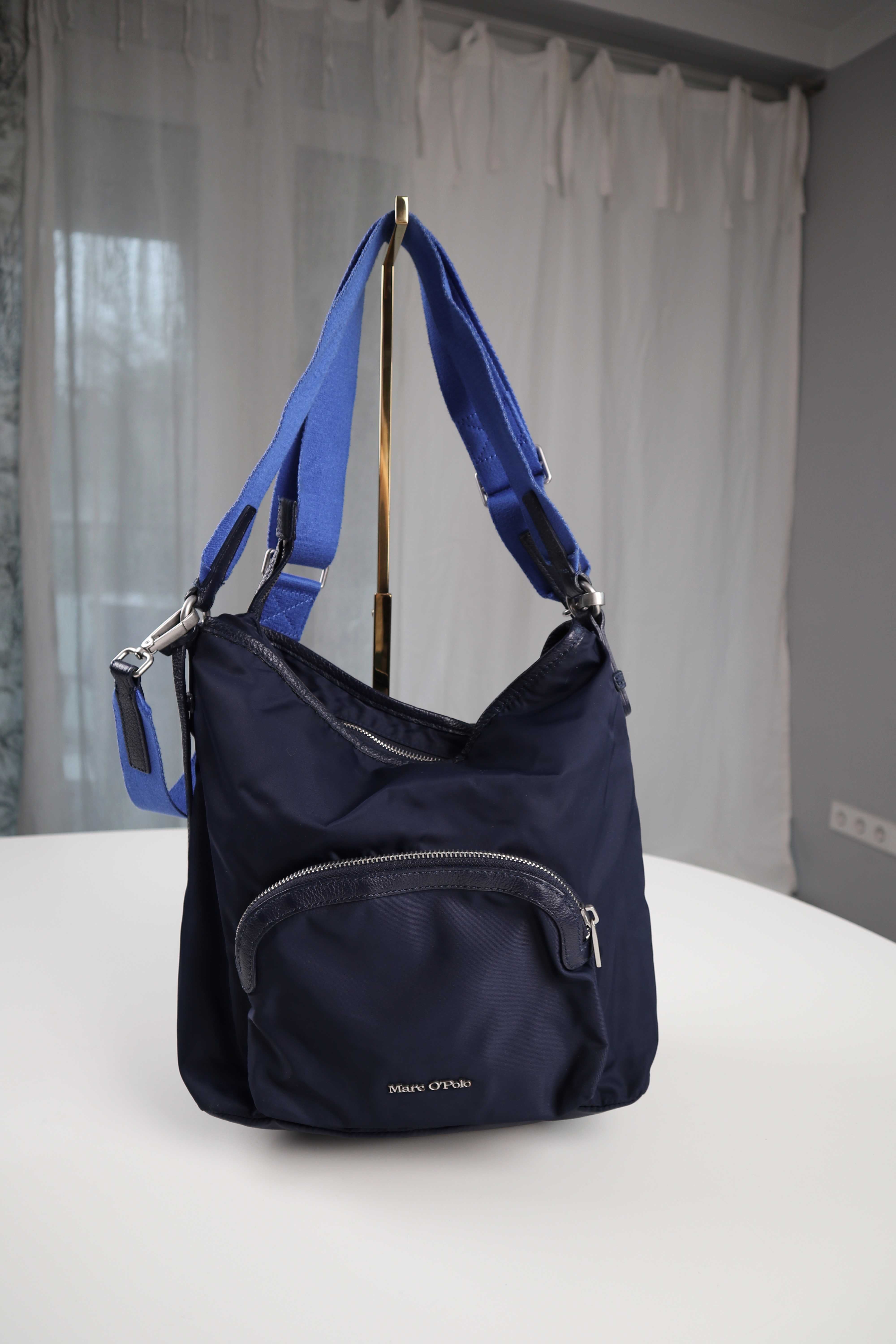 Marc O'Polo Tasche Blau Umhängetasche Shopper Schultertasche Dunkelblau