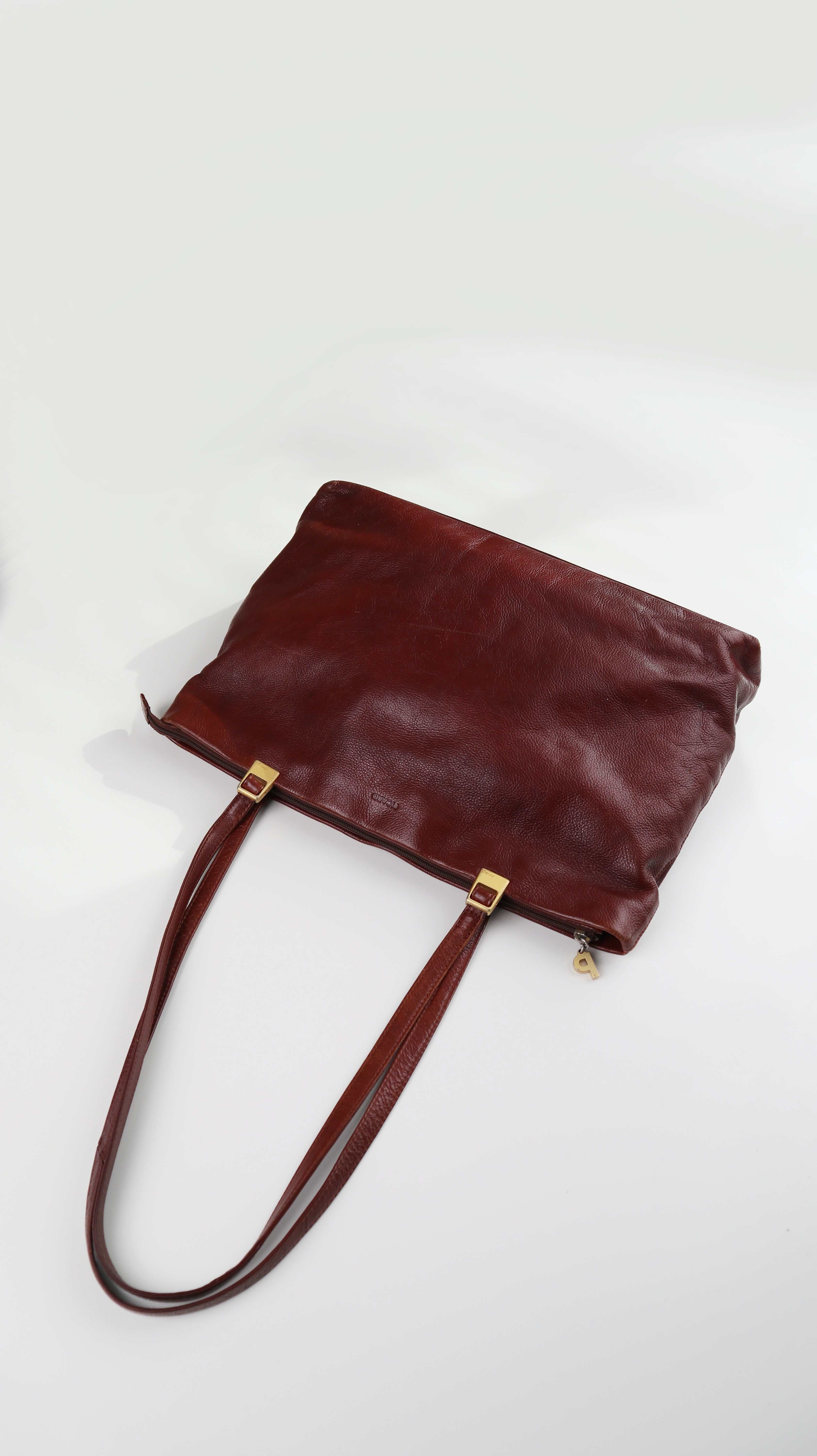 Picard Tasche Ledertasche Braun Gold Shopper Schultertasche