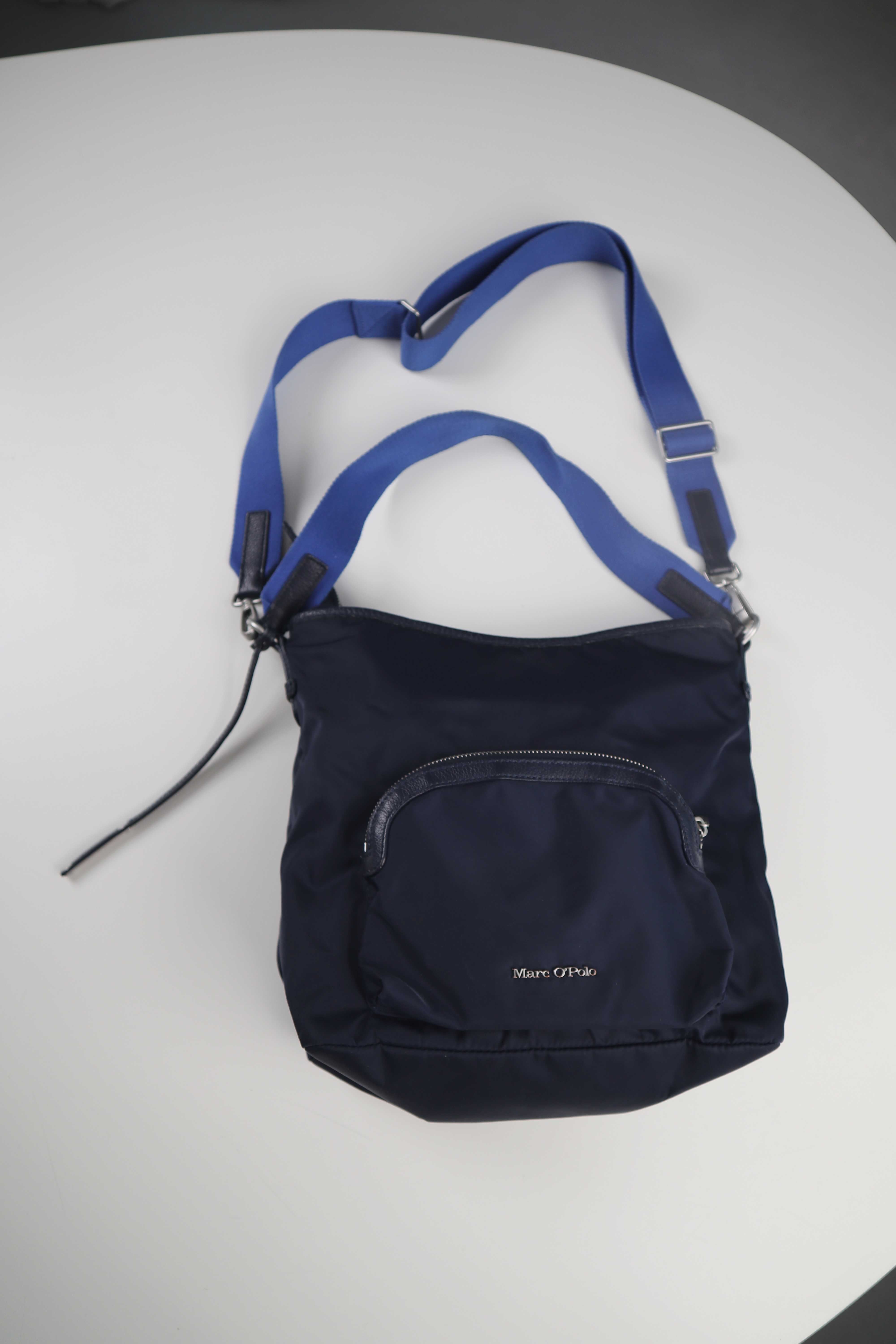 Marc O'Polo Tasche Blau Umhängetasche Shopper Schultertasche Dunkelblau