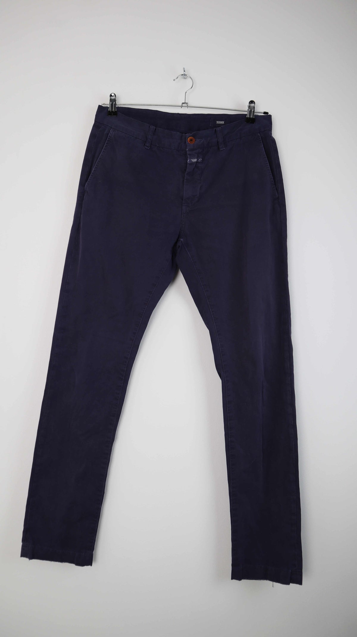 Closed Chino blau 32 dunkelblau Hose Marineblau Stoffhose