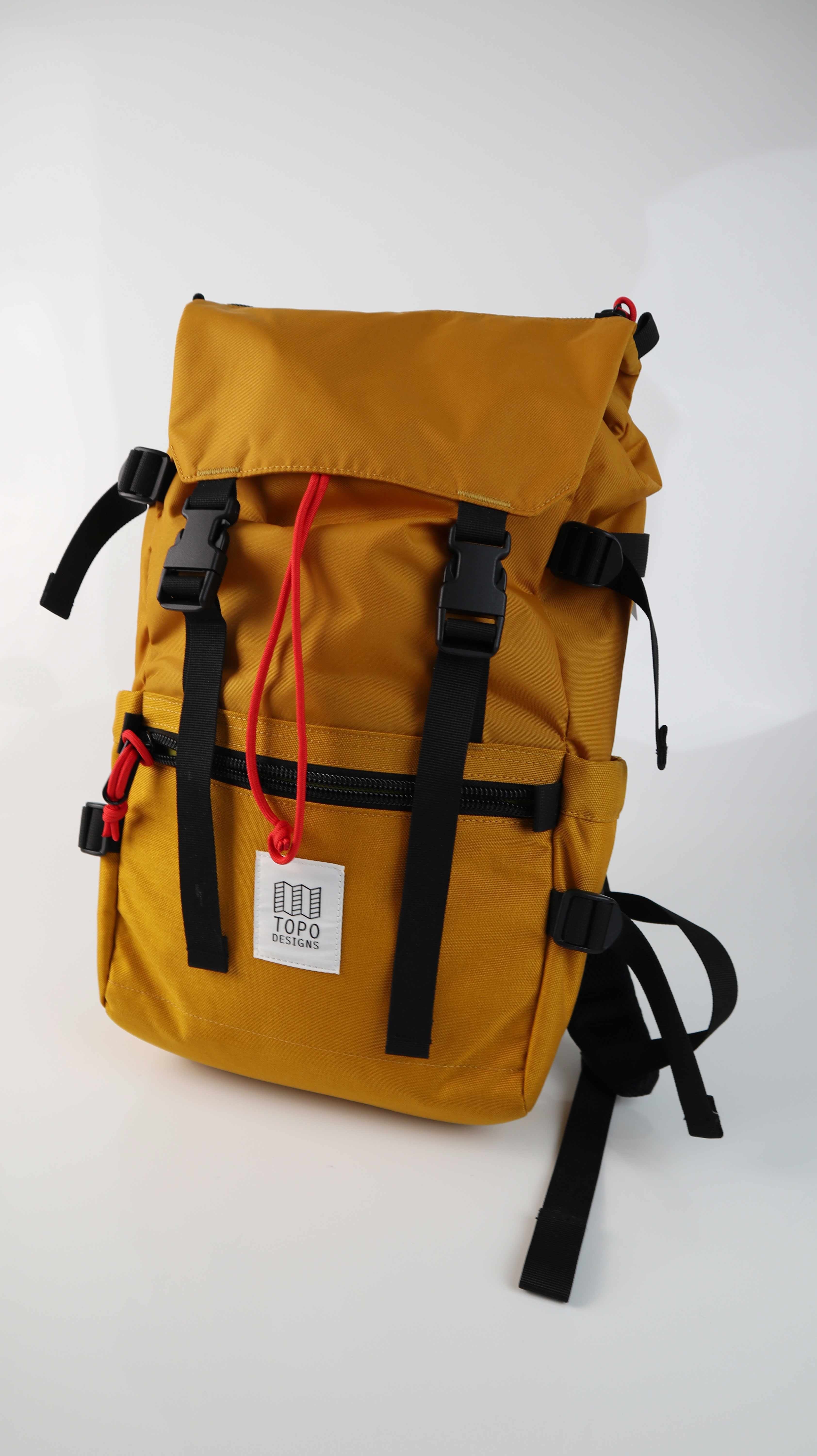 Topo Design Rucksack Gelb neu schwarz Wanderrucksack