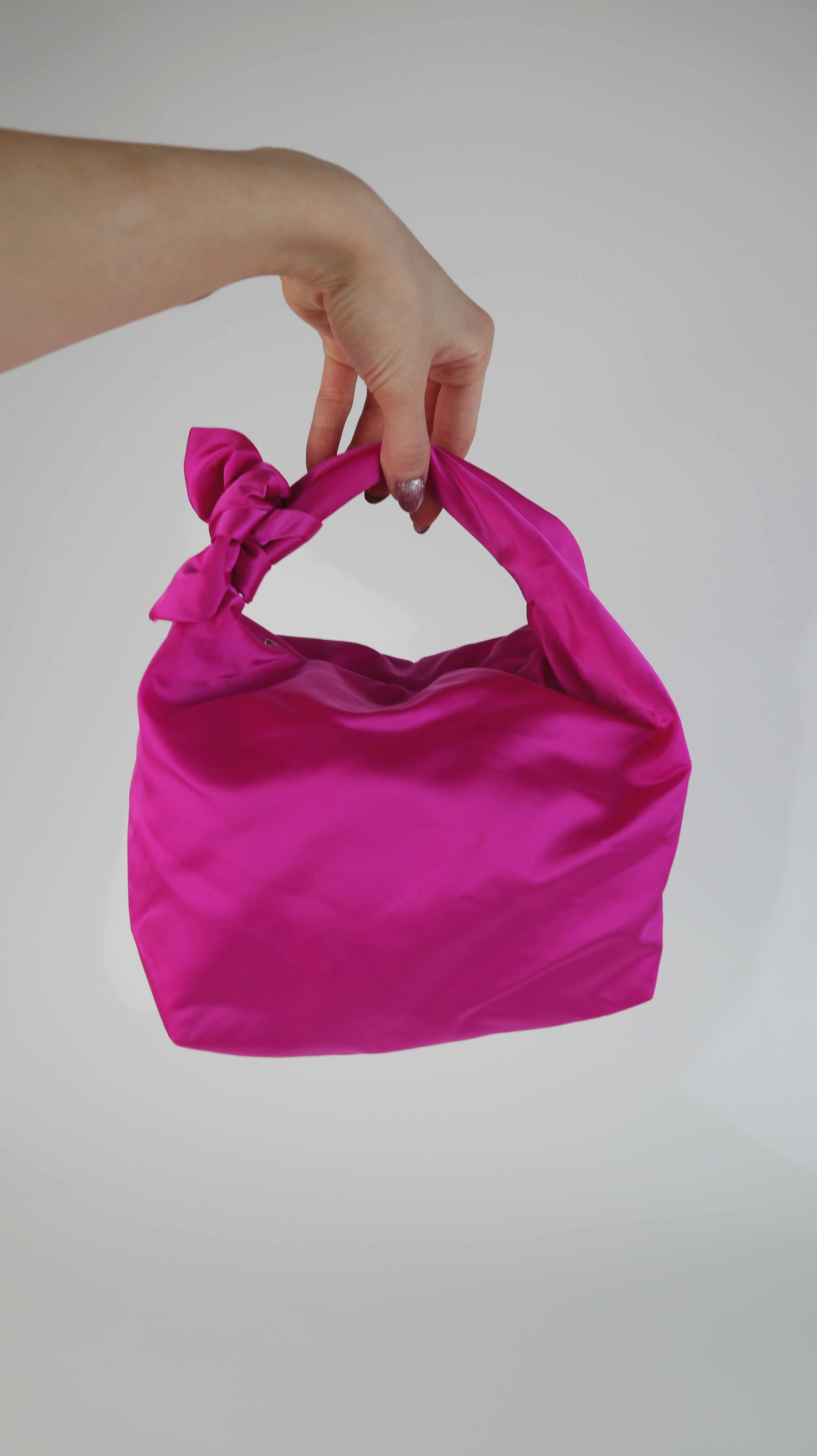COS Tasche Handtasche Pink Minitasche Knotentasche Minibag