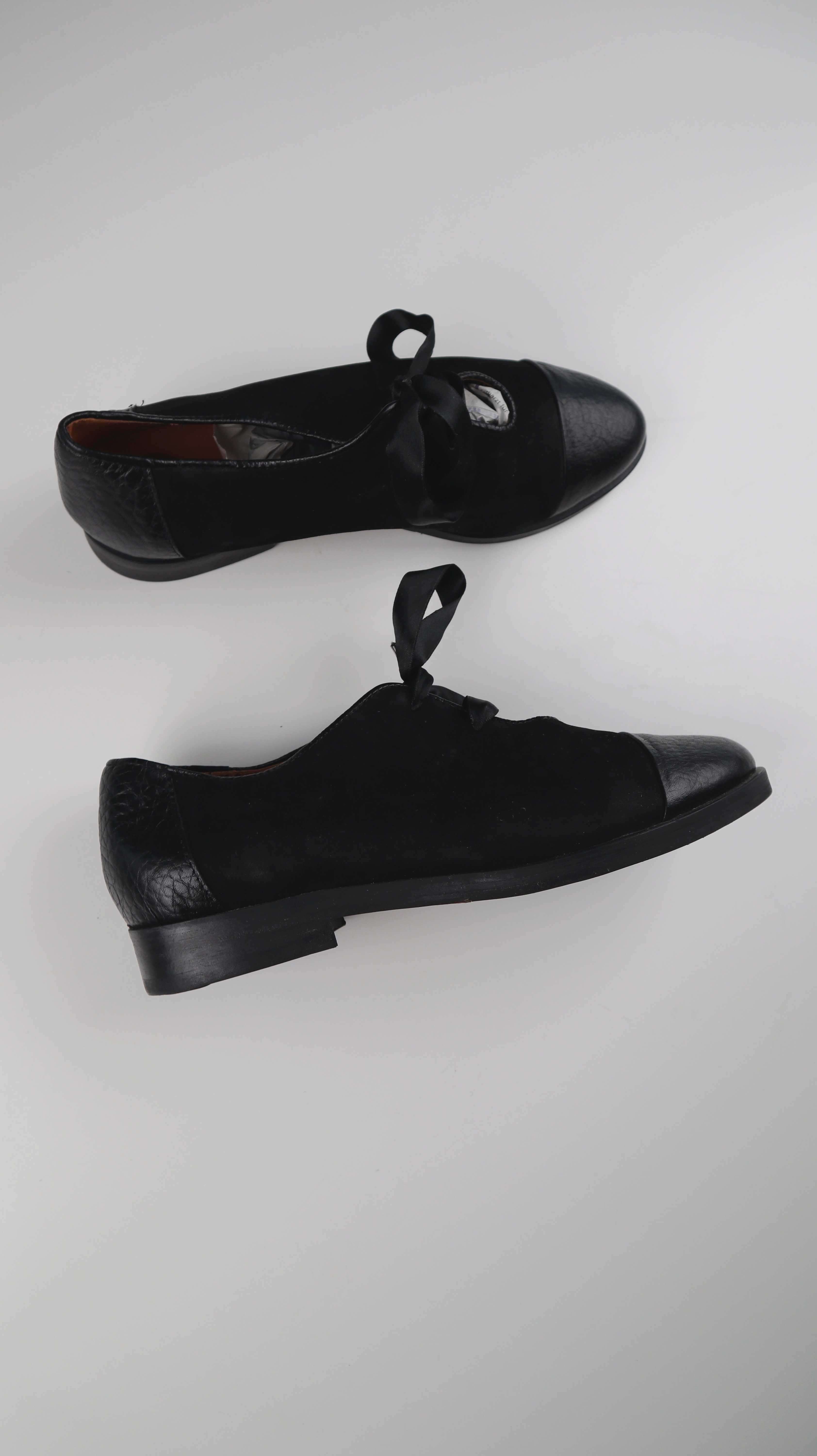 Maison Shoeshibar Copenhagen 40 Schwarz Halbschuhe Schnürer