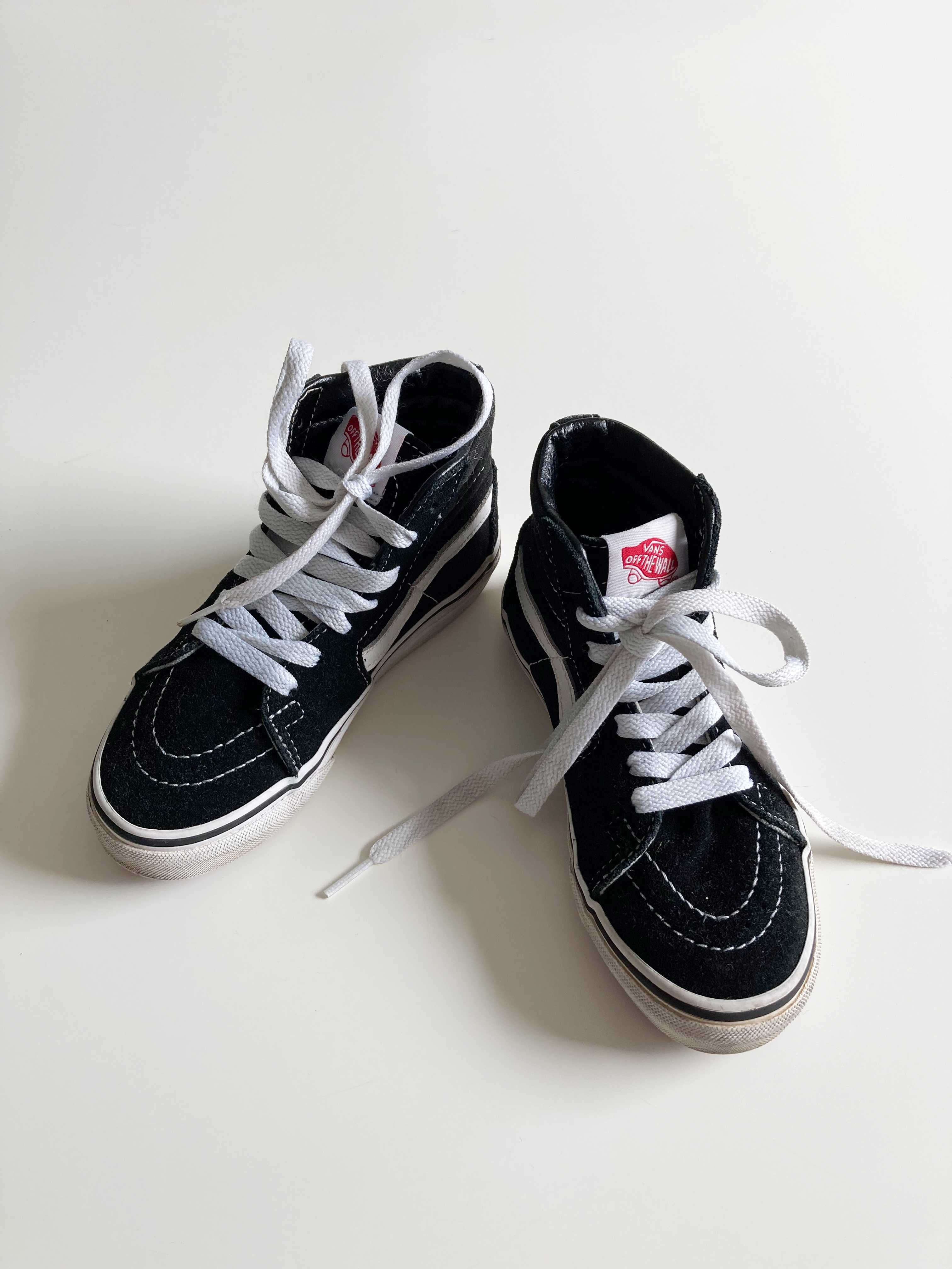 Vans off the wall high school Kinder schwarz weiß 30 Kinderschuhe