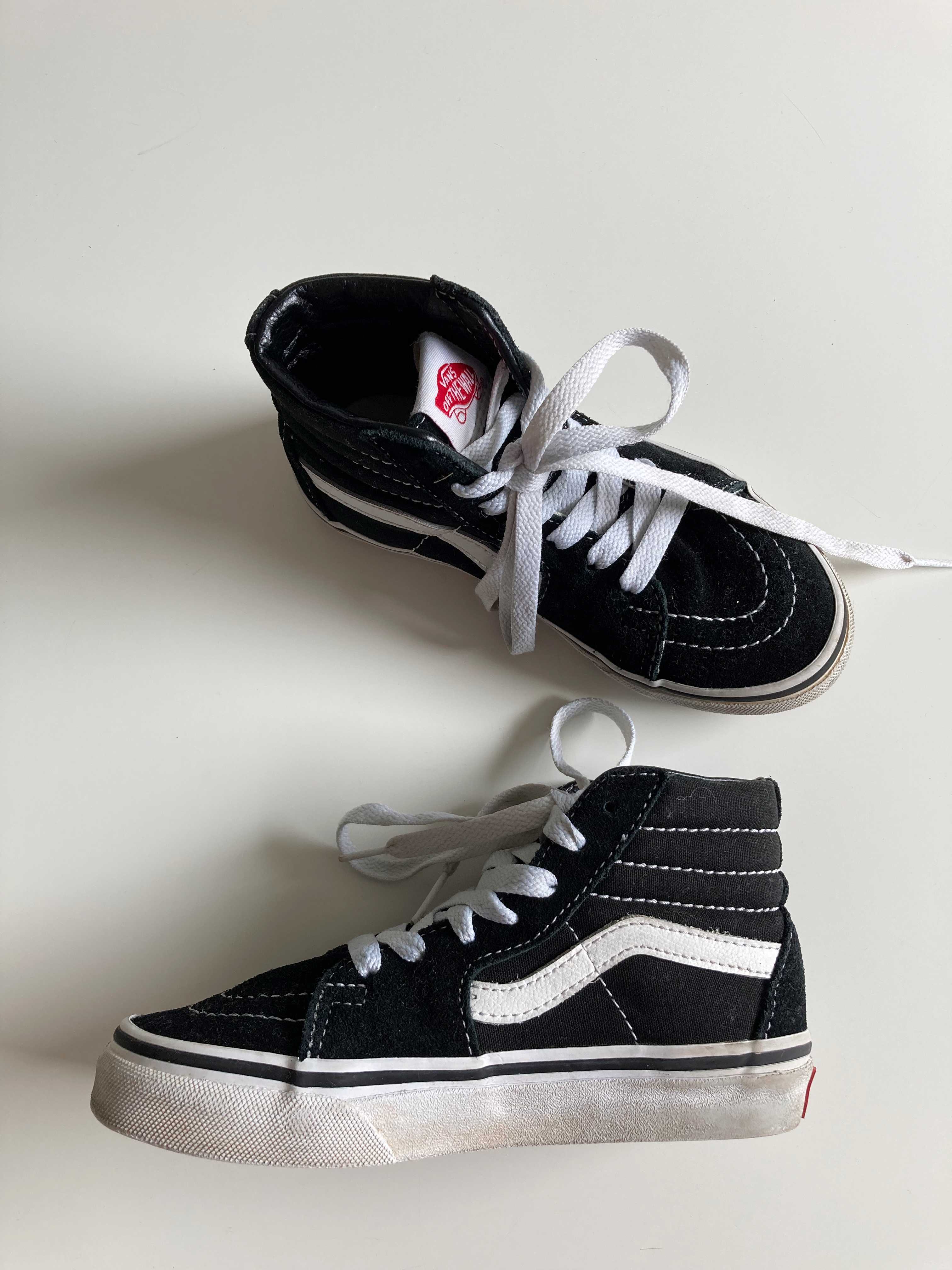 Vans off the wall high school Kinder schwarz weiß 30 Kinderschuhe