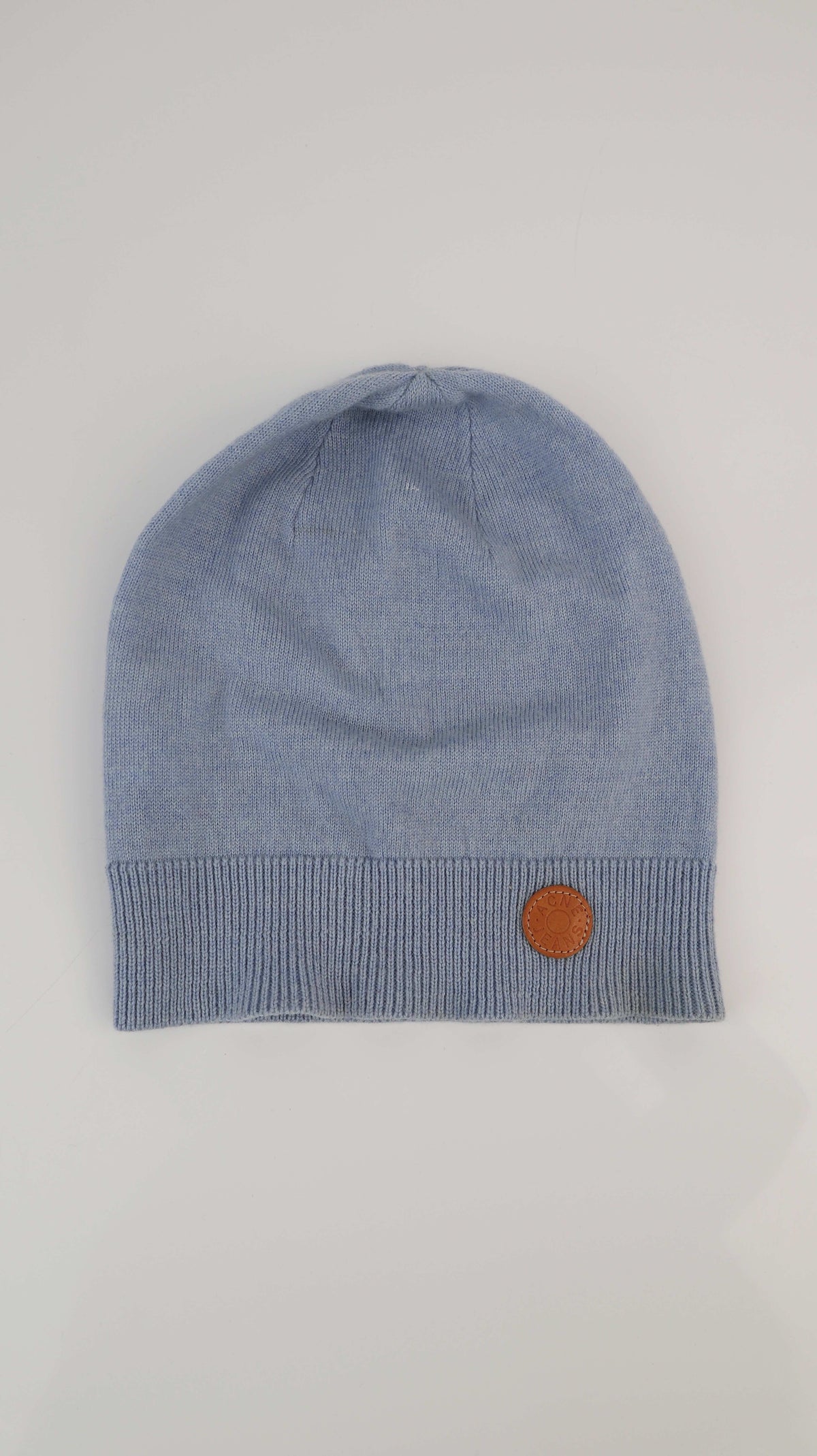 Acne Jeans Mütze hellblau blau Wolle Wollmütze
