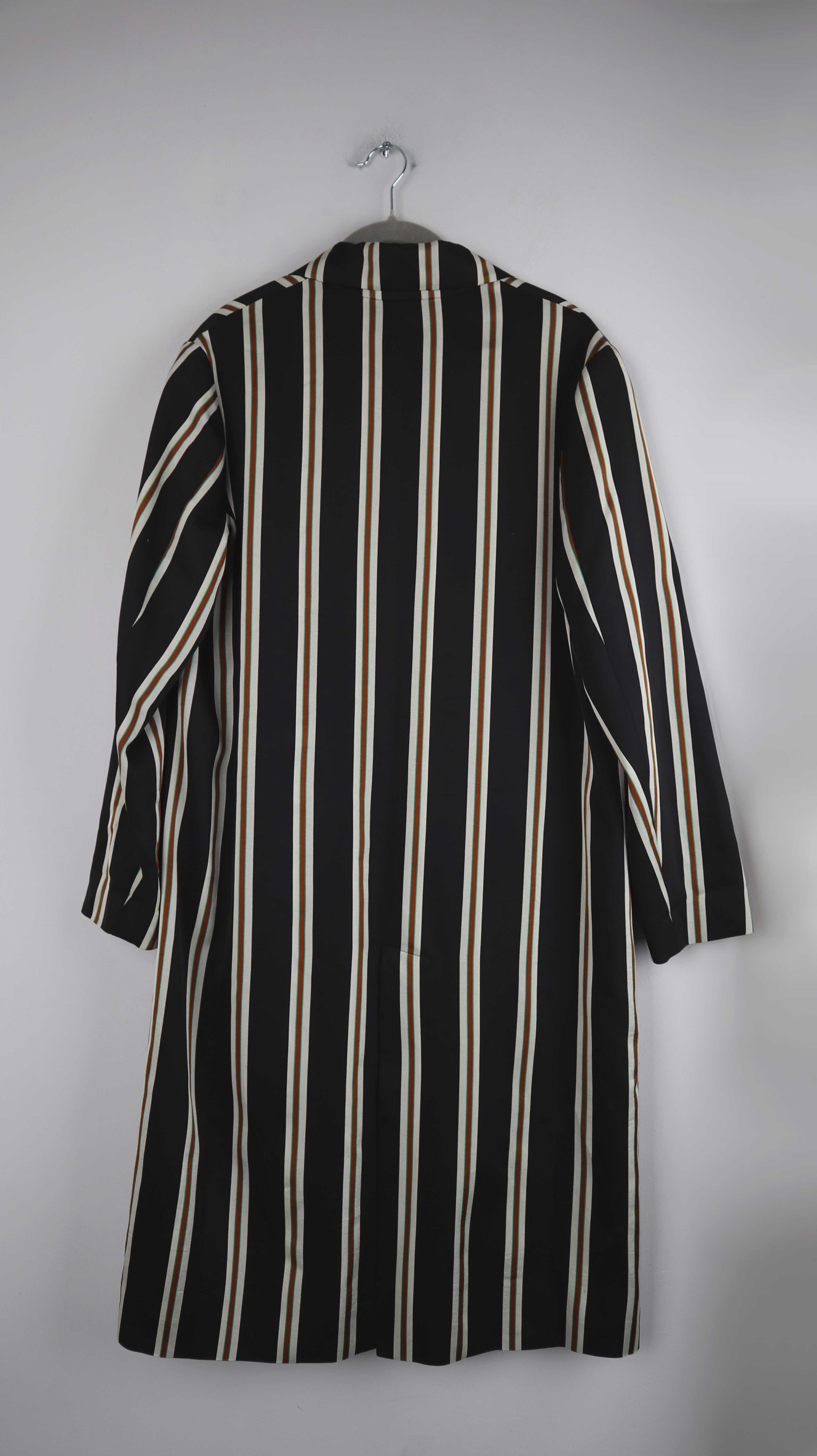 Closed Mantel Blazer Jacke schwarz gestreift Streifenmantel Alfie