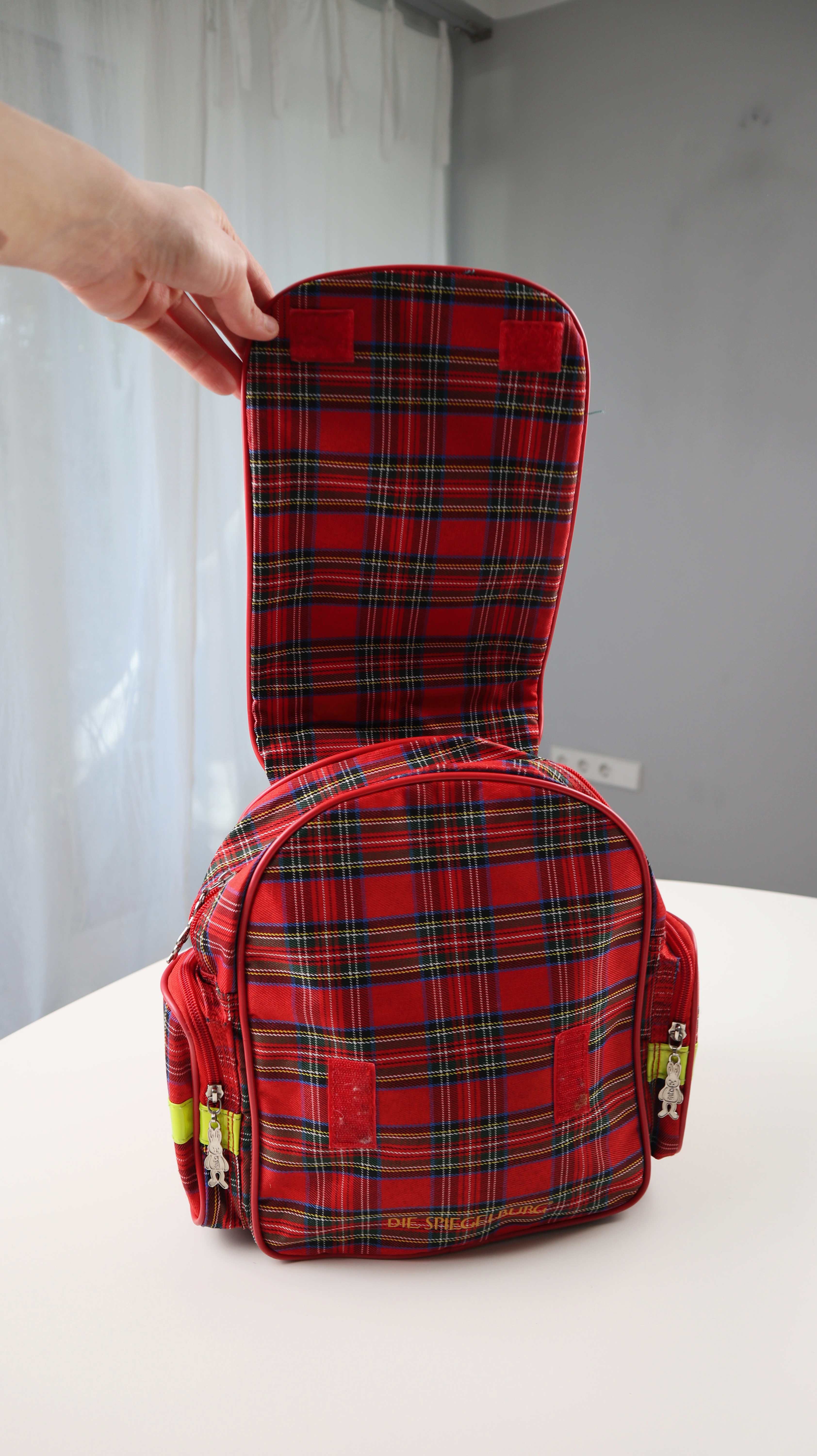 schlafsack felix spiegelburg Hase Felix Rucksack Rot Kinderrucksack Spiegelburg Kariert Tasche – Handpicked pieces