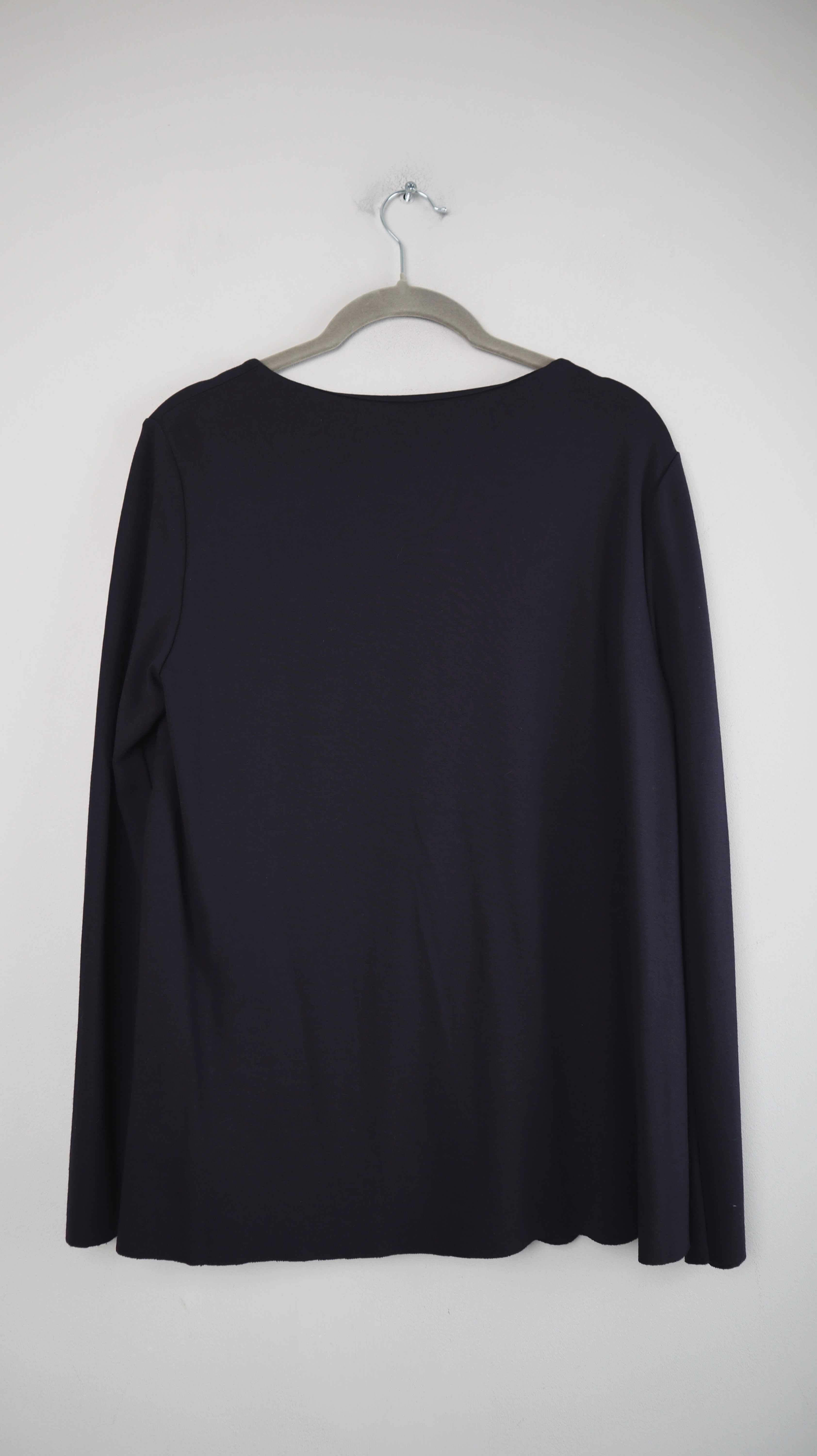 COS Shirt Oberteil Blau dunkelblau 38 M basic Longsleeve