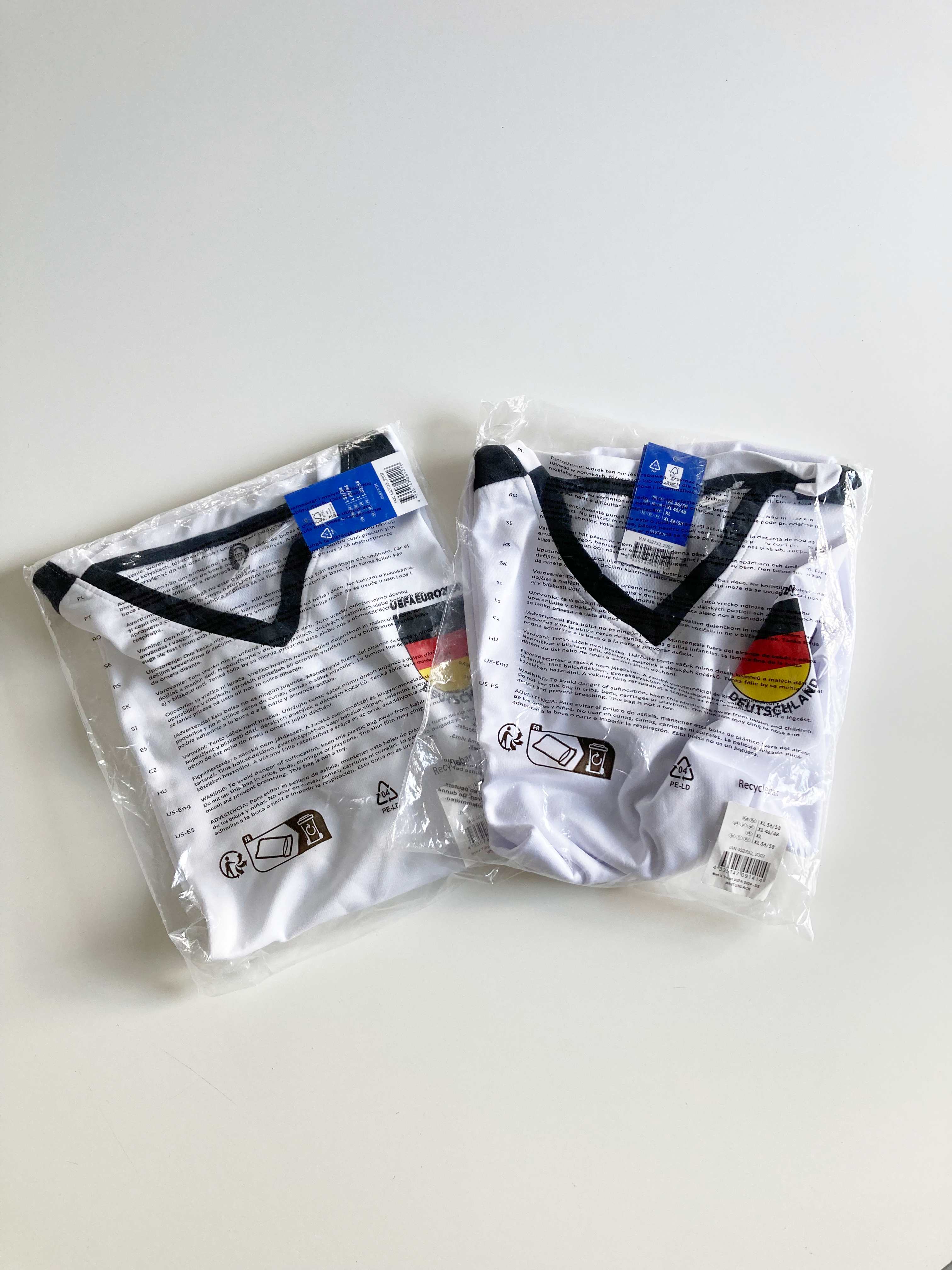 WM Shirts neu Deutschland L XL Weiß Fanshirts