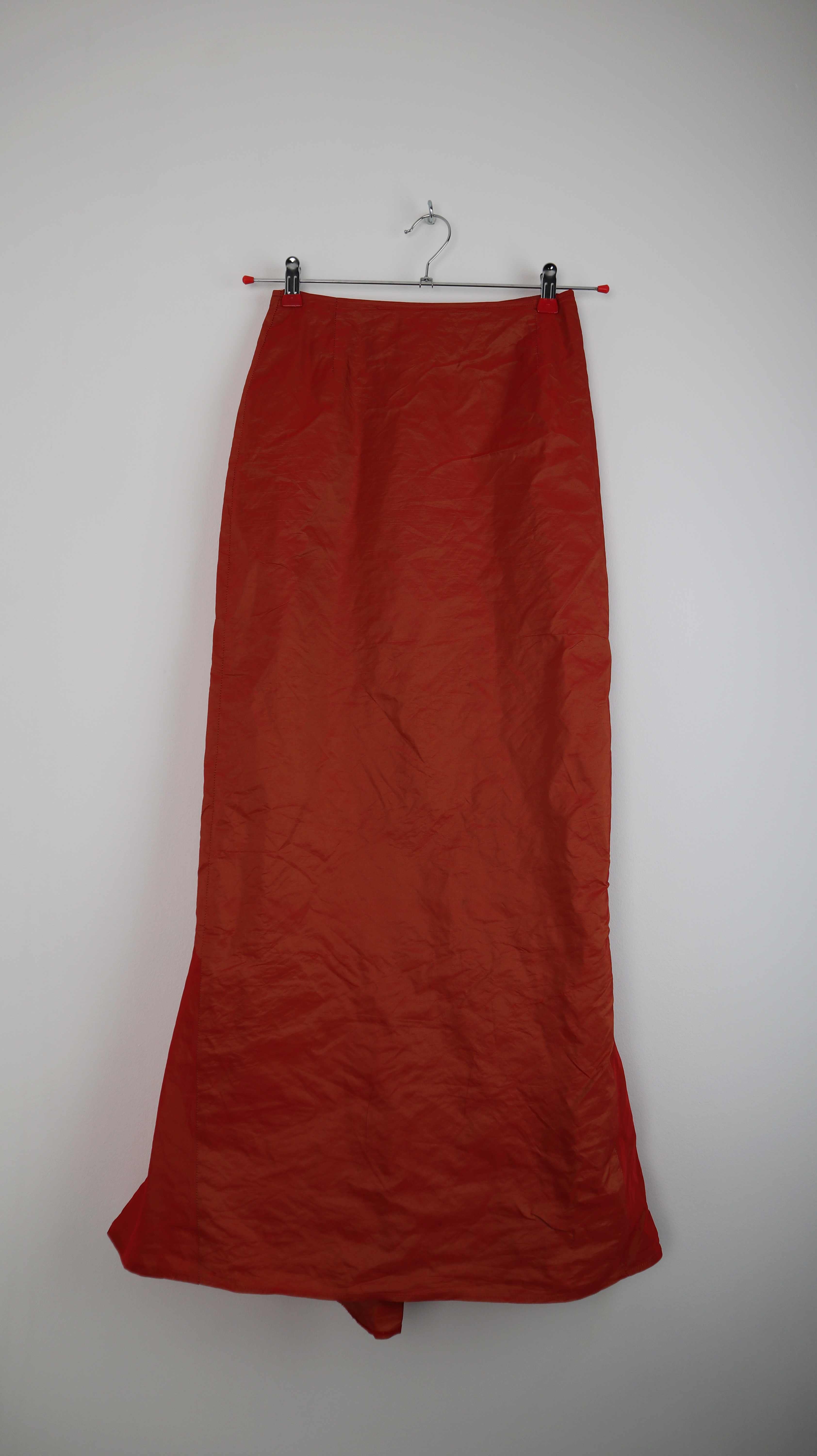 Swing Rock Rot Maxirock Maxi 36 S lang Vintage