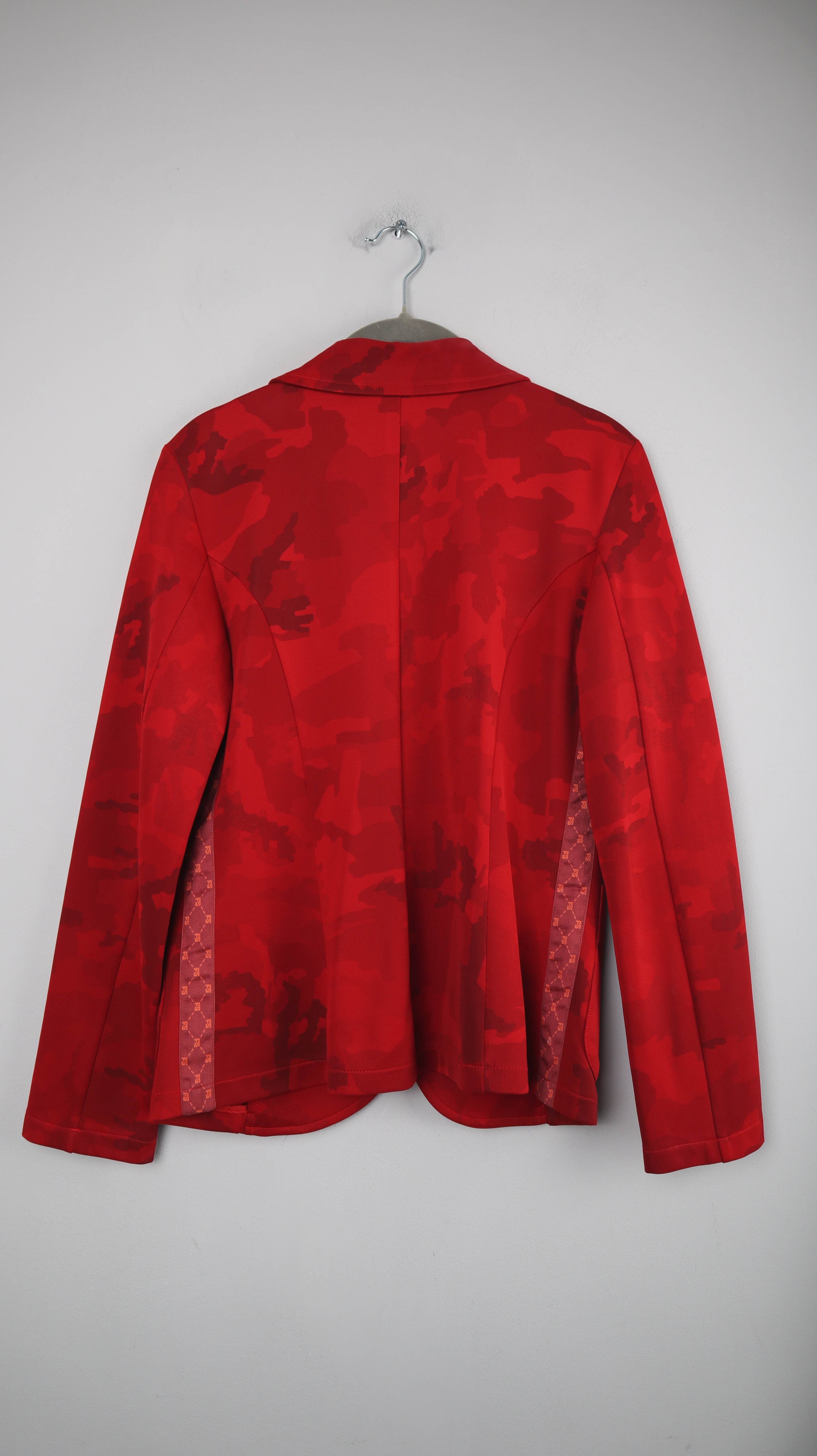 Funky Stuff Blazer Jacke 38 M rot Camouflage