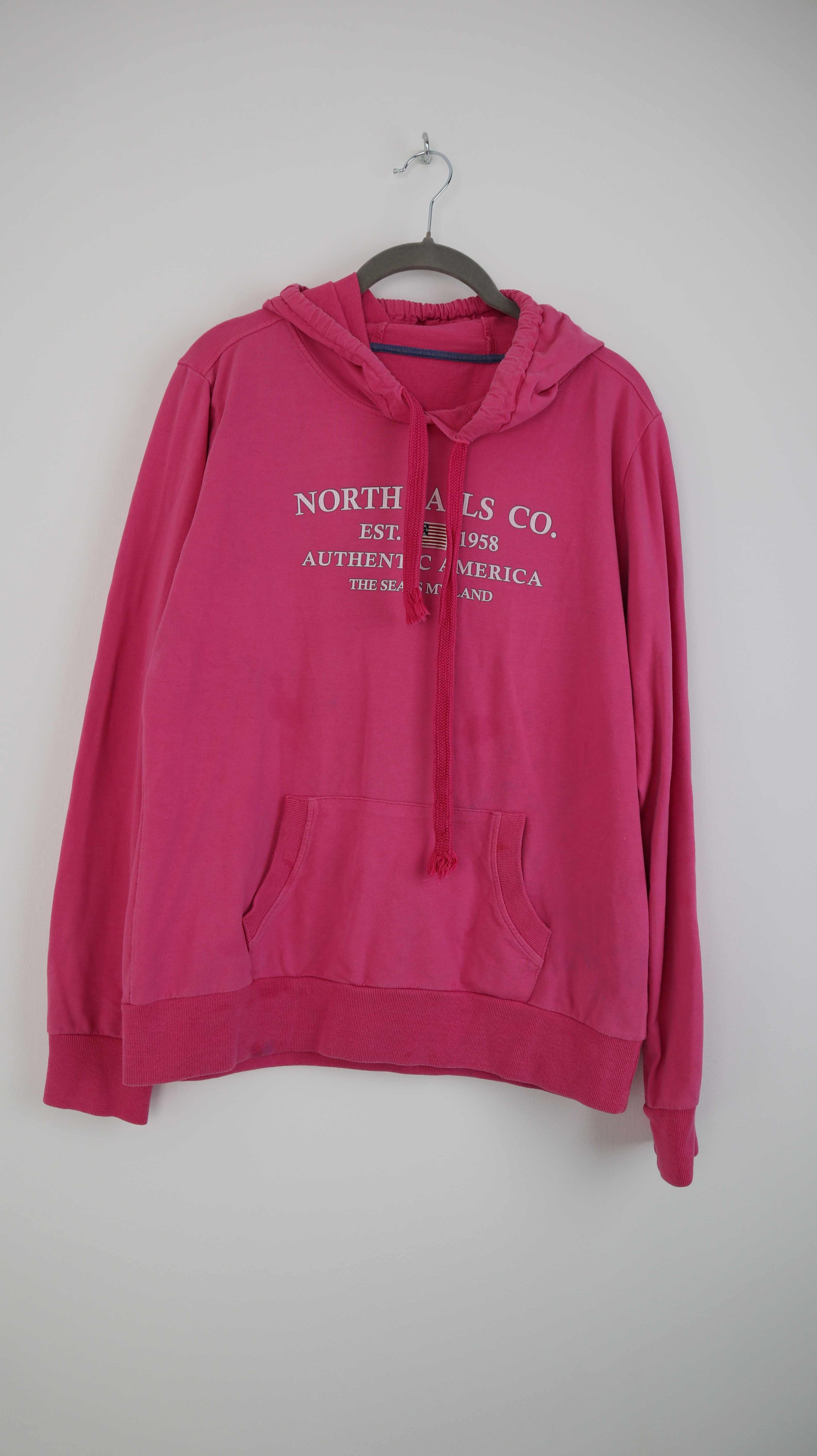 North Sails Pullover Hoodie Sweater Pink 38 M basic