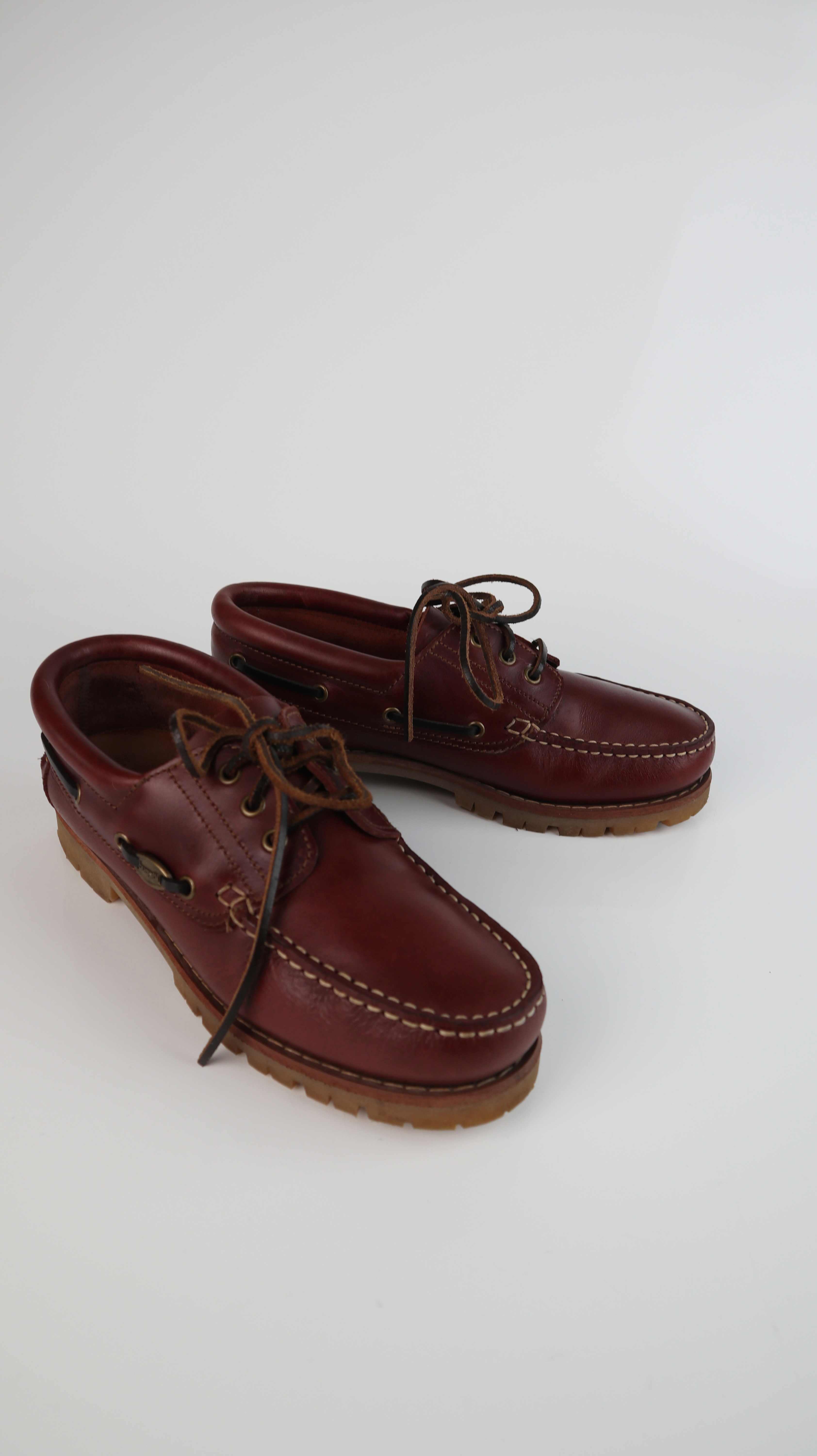 Bugatti Segelschuhe Lederschuhe braun 40 Bootsschuhe Leder