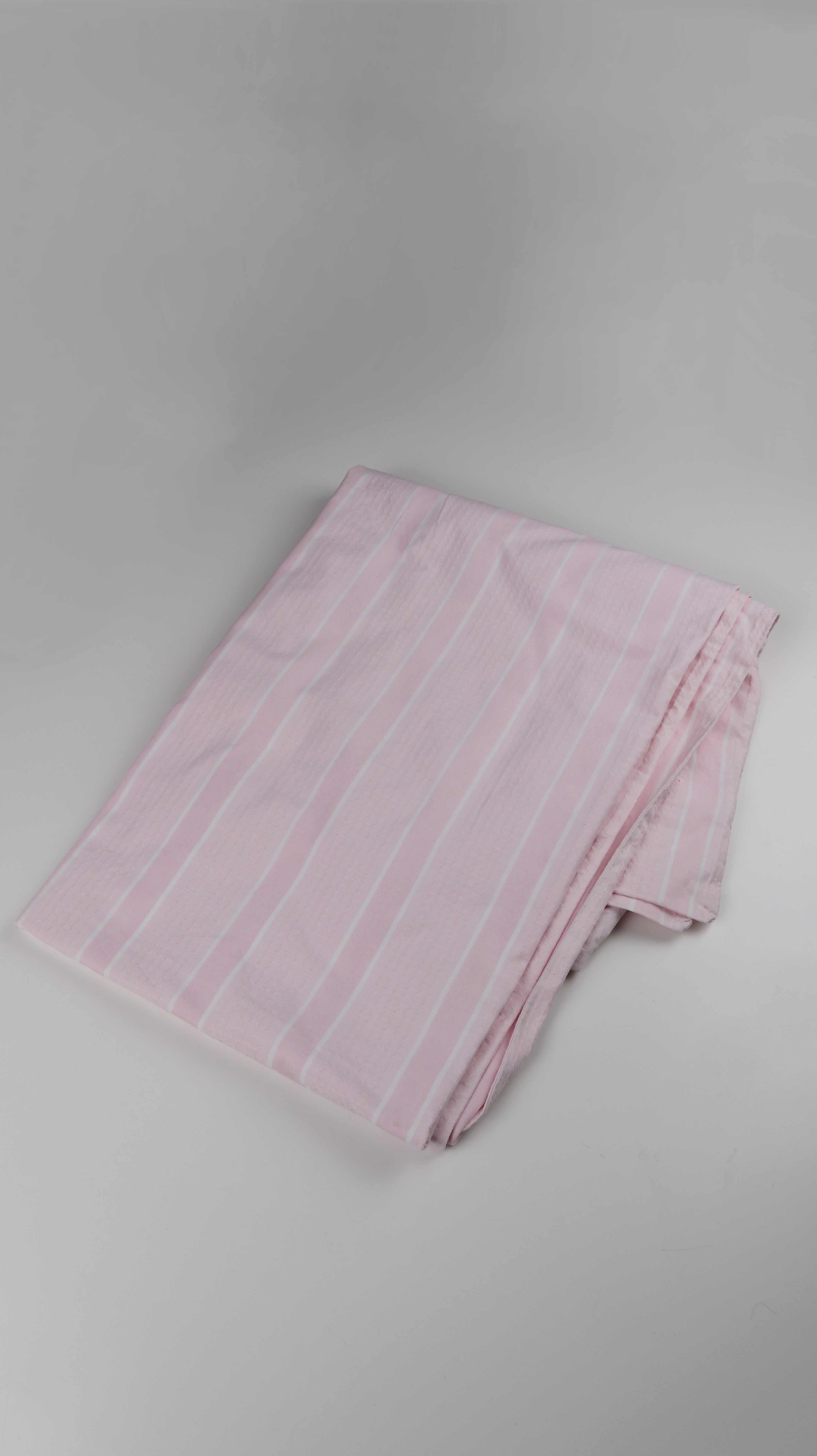 Bettwäsche Bettbezug rosa weiß 140 x 200 Baumwolle Kariert